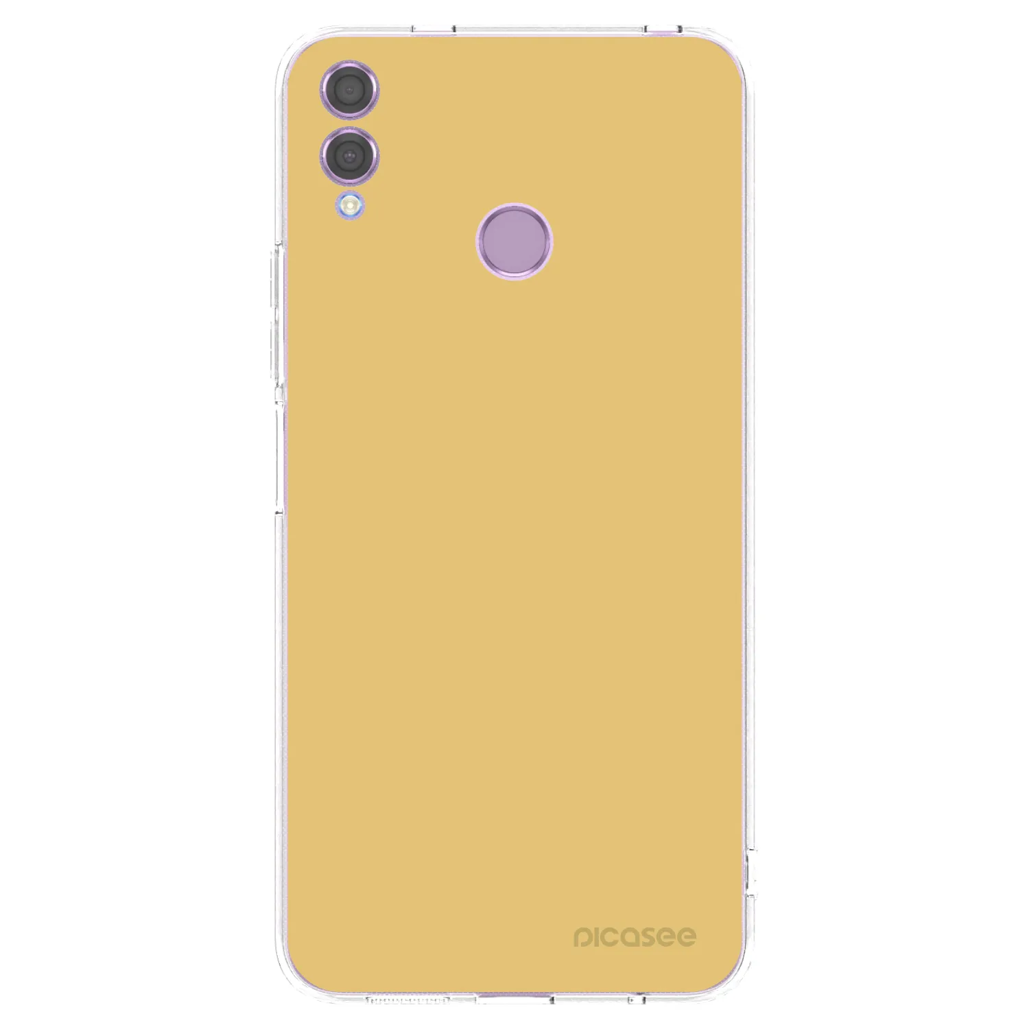 Picasee silikonowe przeźroczyste etui na Honor 8X - Canary Crystal