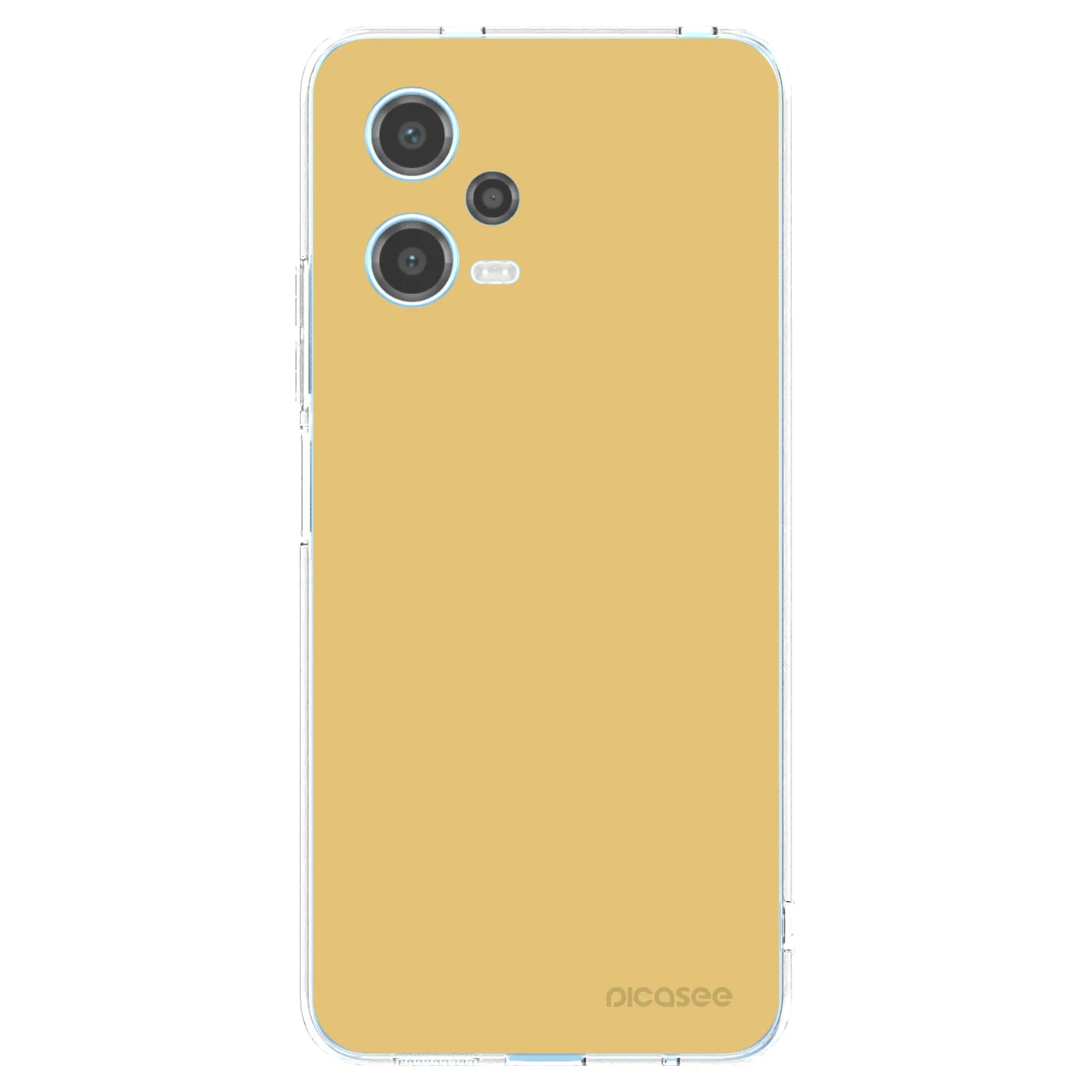 Picasee silikonowe przeźroczyste etui na Xiaomi Redmi Note 12 5G - Canary Crystal