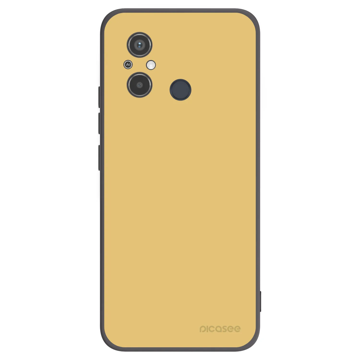 Picasee silikonowe czarne etui na Xiaomi Redmi 12C - Canary Crystal