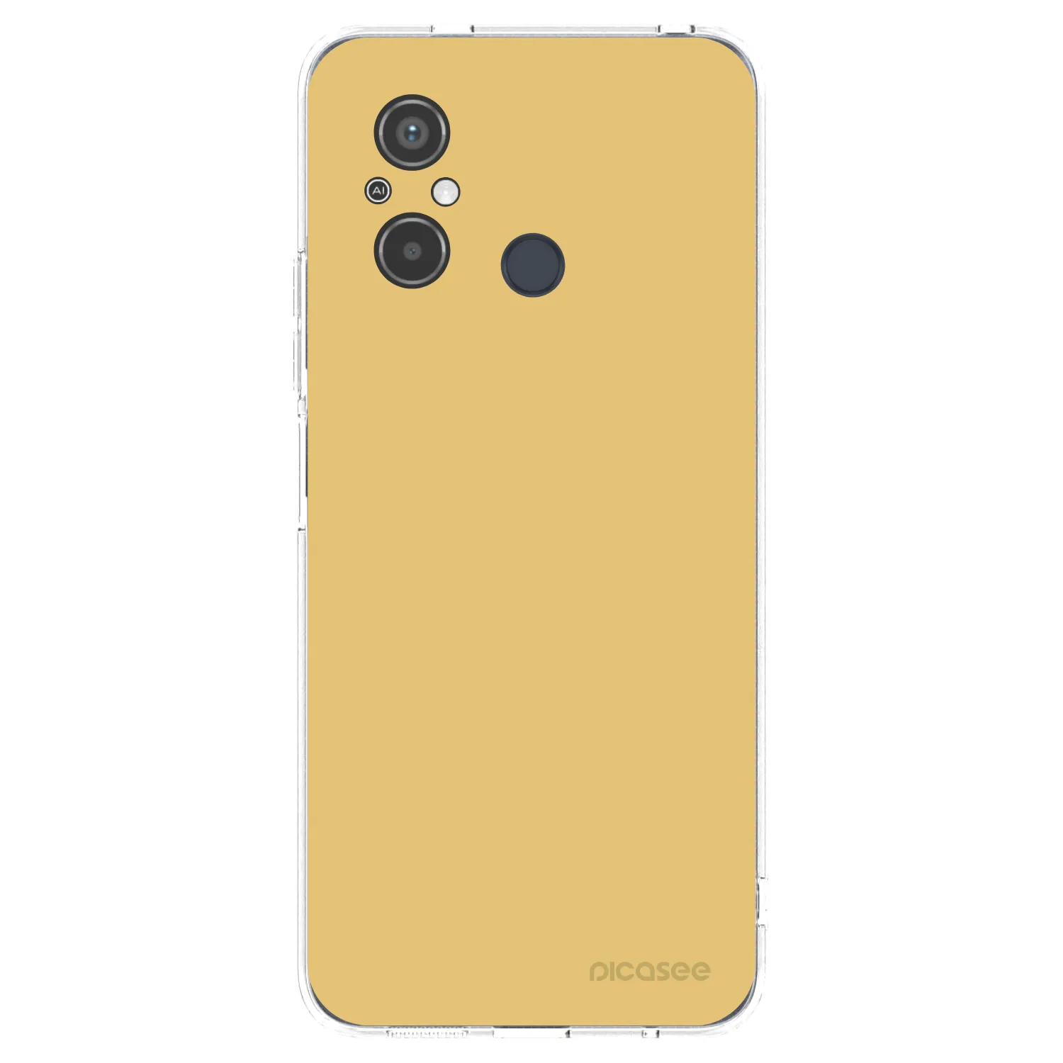 Picasee silikonowe przeźroczyste etui na Xiaomi Redmi 12C - Canary Crystal