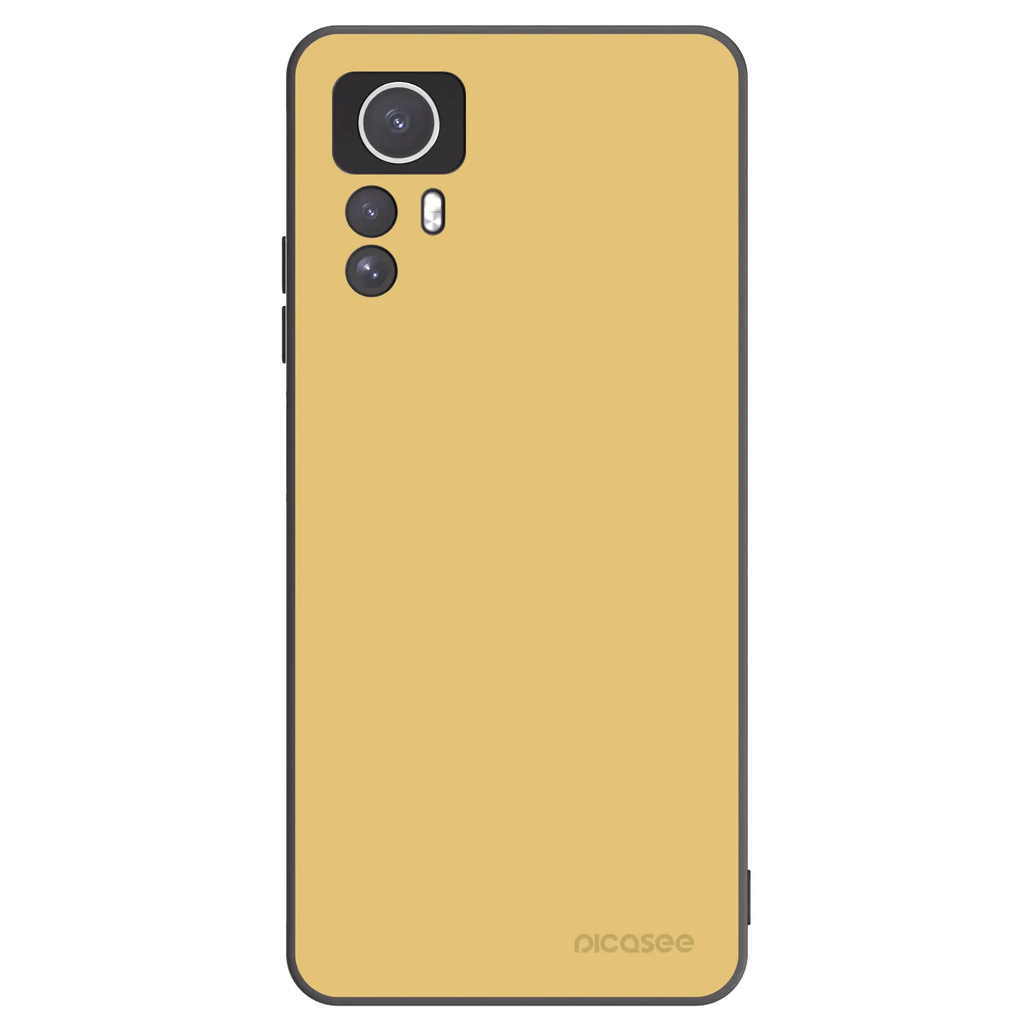 Picasee silikonowe czarne etui na Xiaomi Redmi Note 12S - Canary Crystal