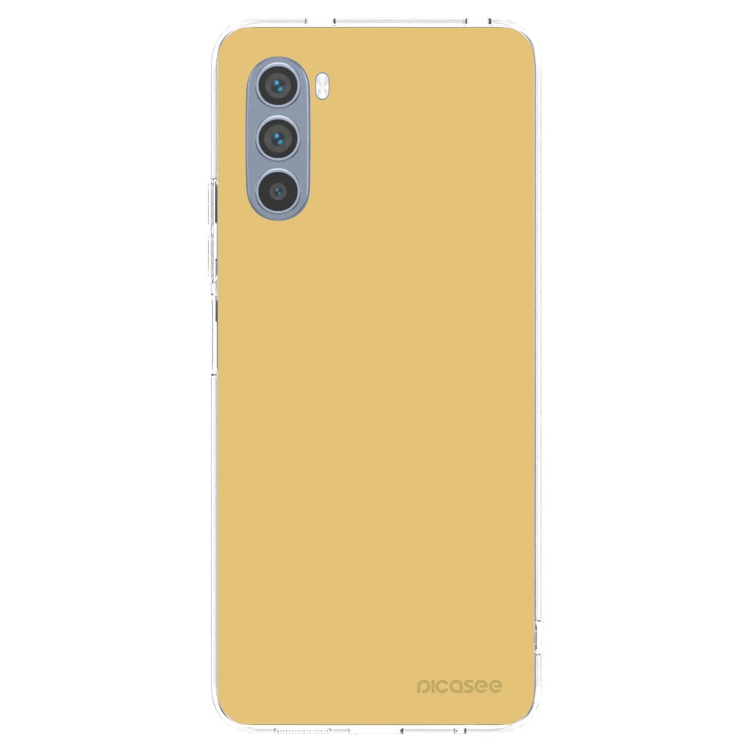 Picasee silikonowe przeźroczyste etui na Motorola Moto G62 - Canary Crystal