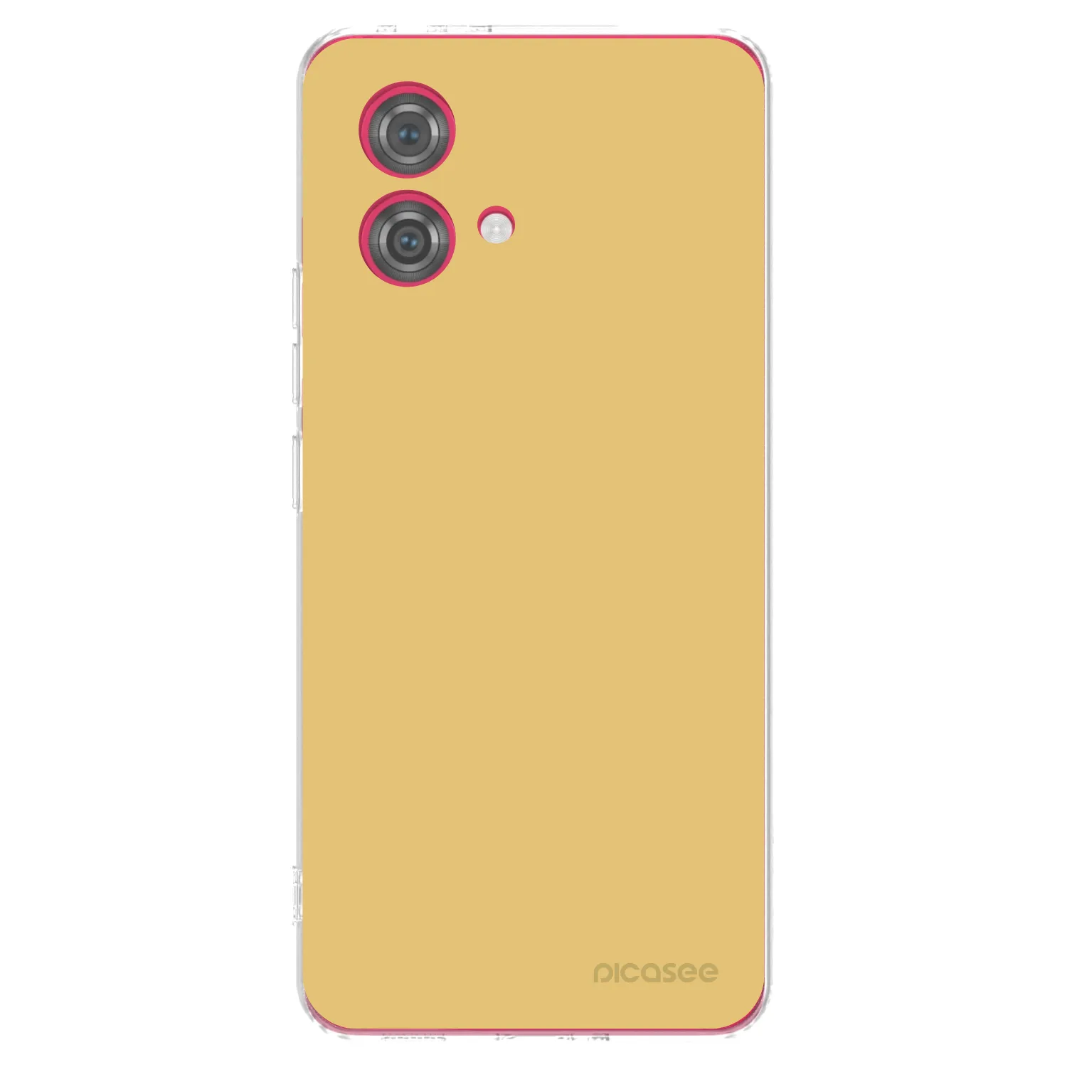Picasee silikonowe przeźroczyste etui na Motorola Moto G84 5G - Canary Crystal