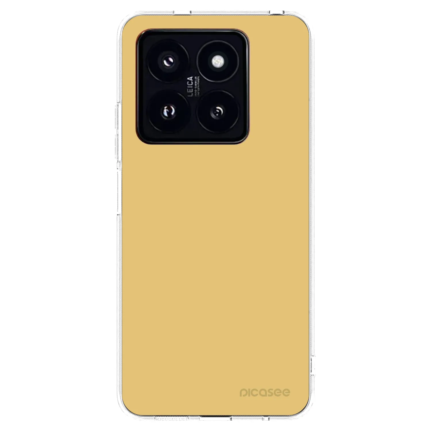Picasee silikonowe przeźroczyste etui na Xiaomi 14 Pro - Canary Crystal