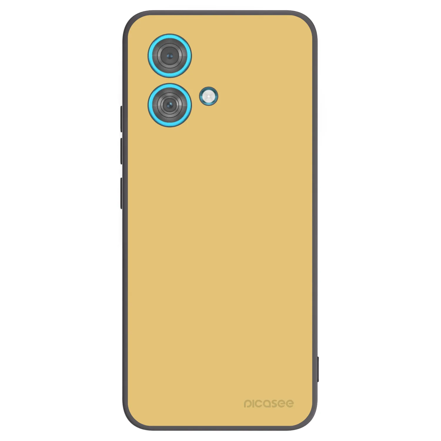 Picasee silikonowe czarne etui na Motorola Edge 40 Neo - Canary Crystal