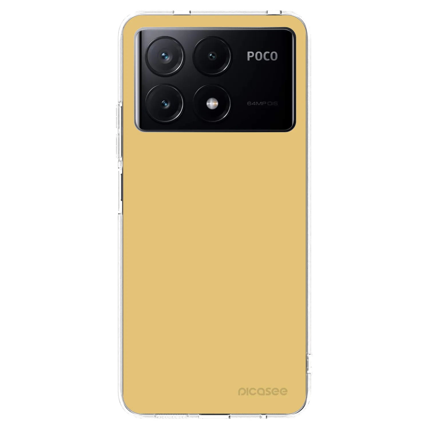 Picasee silikonowe przeźroczyste etui na Xiaomi Poco X6 Pro - Canary Crystal