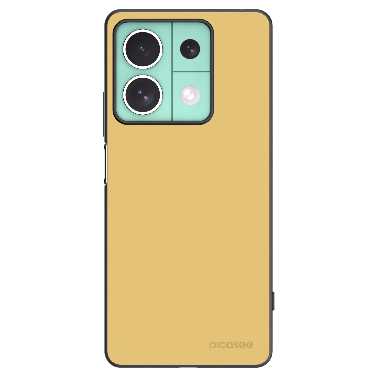 Picasee silikonowe czarne etui na Xiaomi Redmi Note 13 5G - Canary Crystal