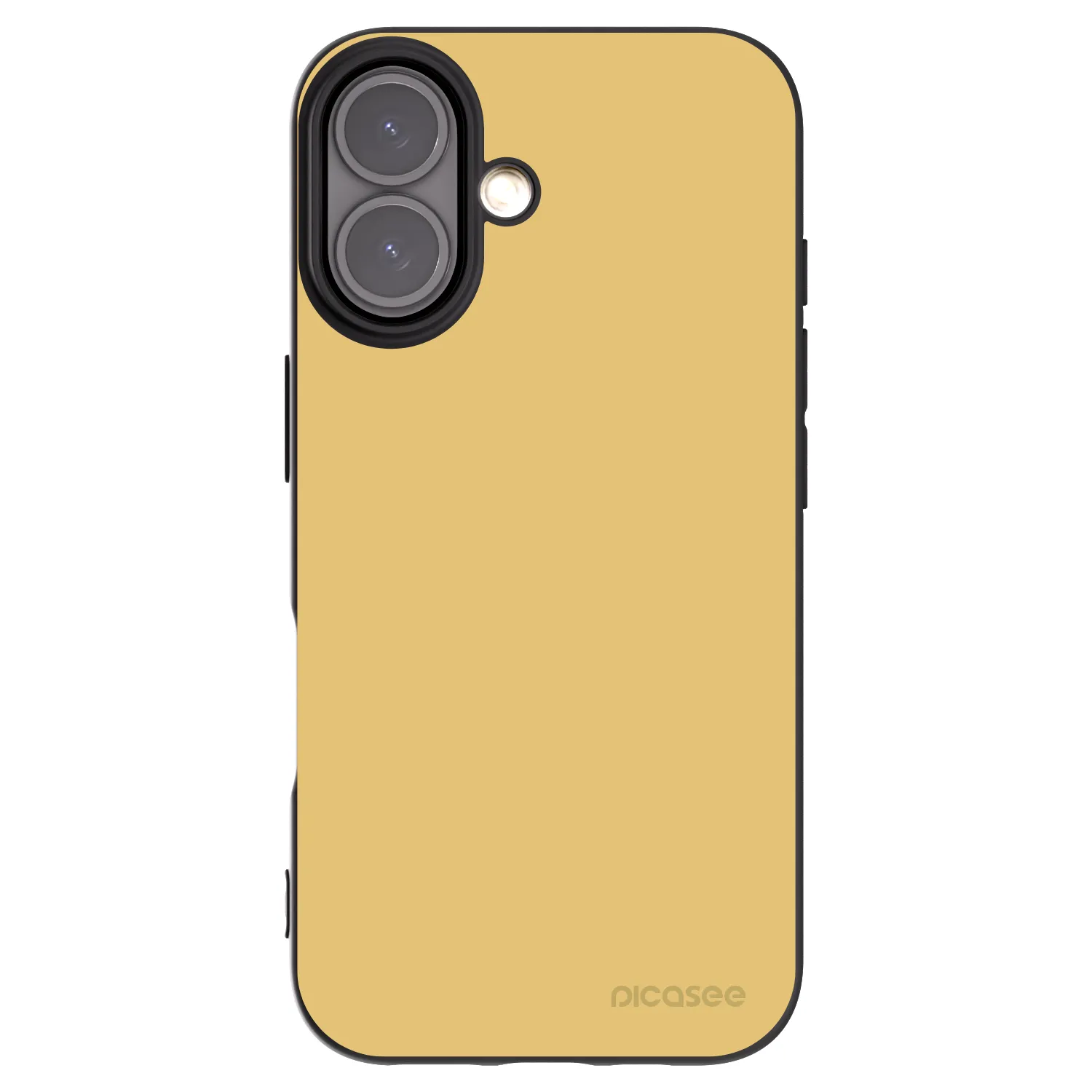 Picasee silikonowe czarne etui na Apple iPhone 16 - Canary Crystal