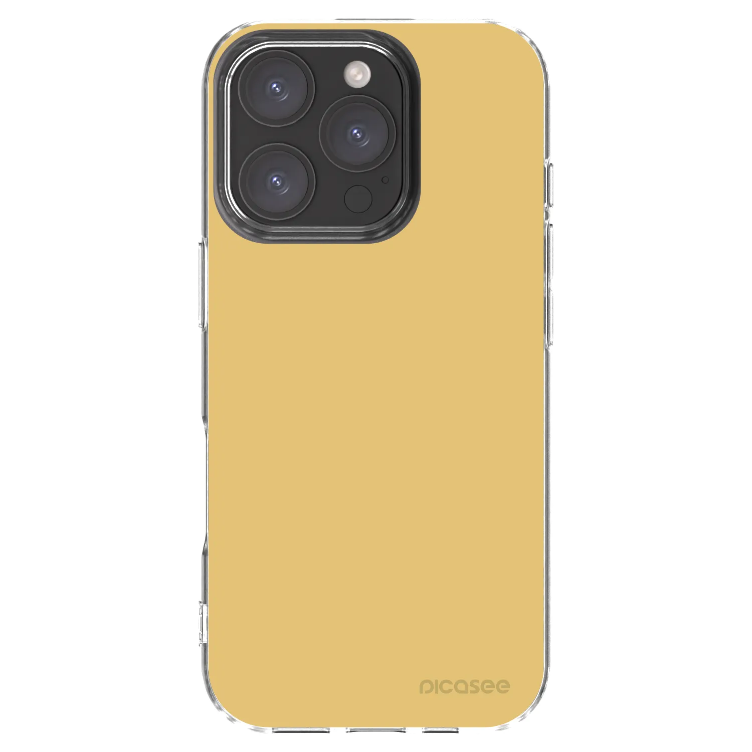 Picasee silikonowe przeźroczyste etui na Apple iPhone 16 Pro - Canary Crystal