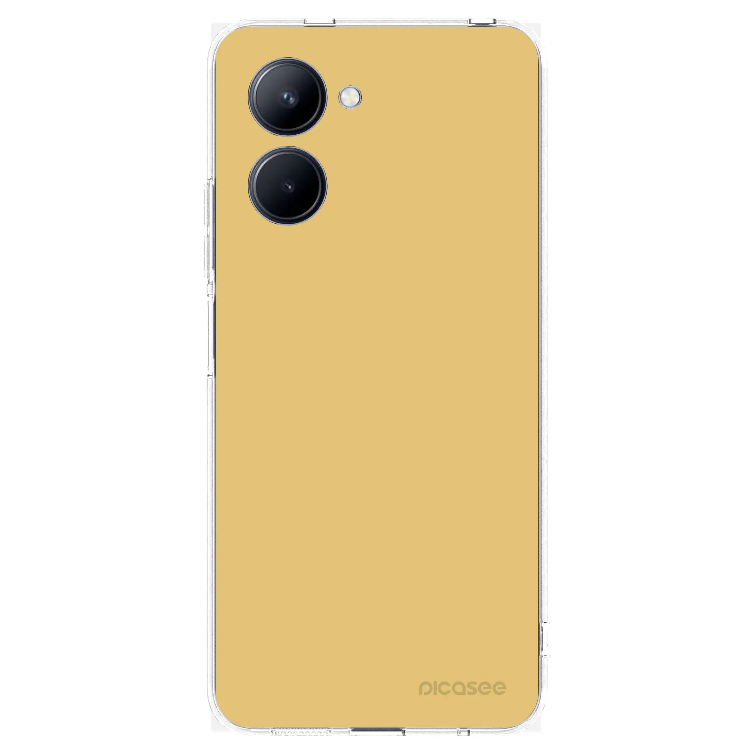 Picasee silikonowe przeźroczyste etui na Realme C33 (2023) - Canary Crystal