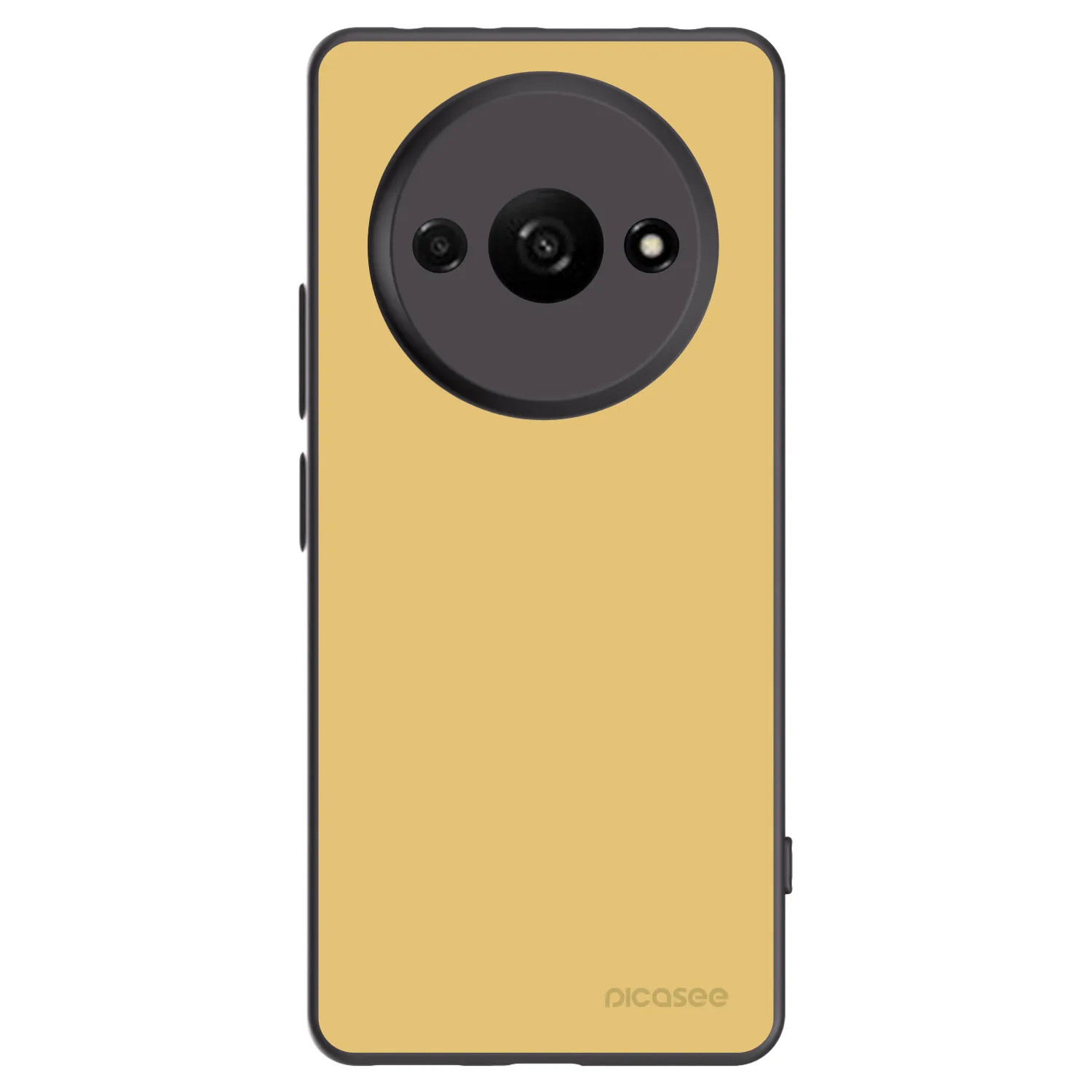 Picasee silikonowe czarne etui na Xiaomi Redmi A3 - Canary Crystal