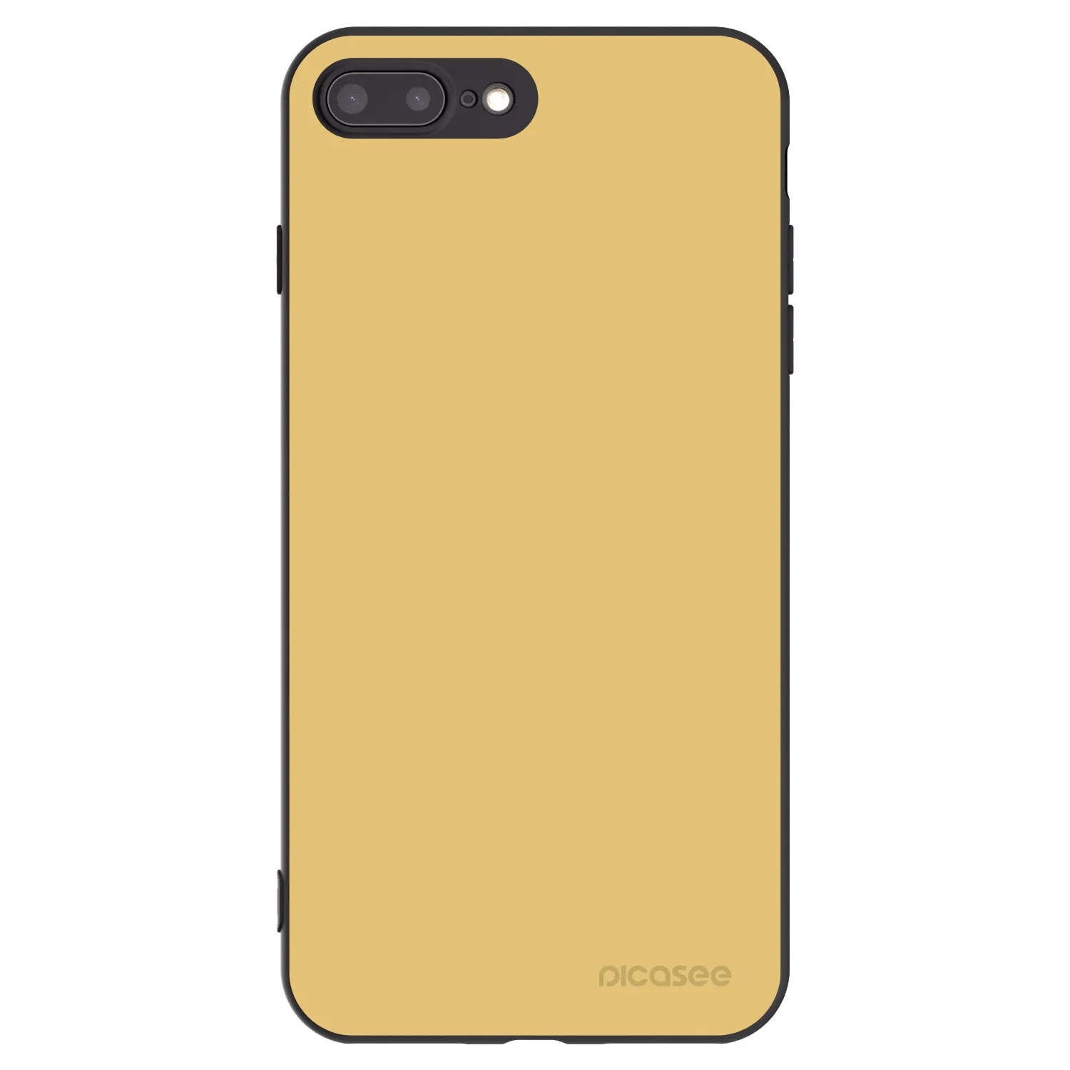 Picasee silikonowe czarne etui na Apple iPhone 7 Plus - Canary Crystal