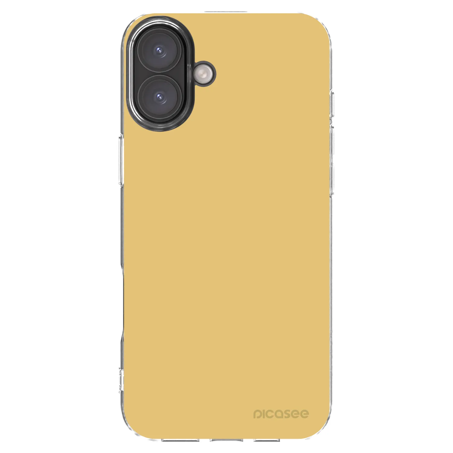 Picasee silikonowe przeźroczyste etui na Apple iPhone 16 Plus - Canary Crystal