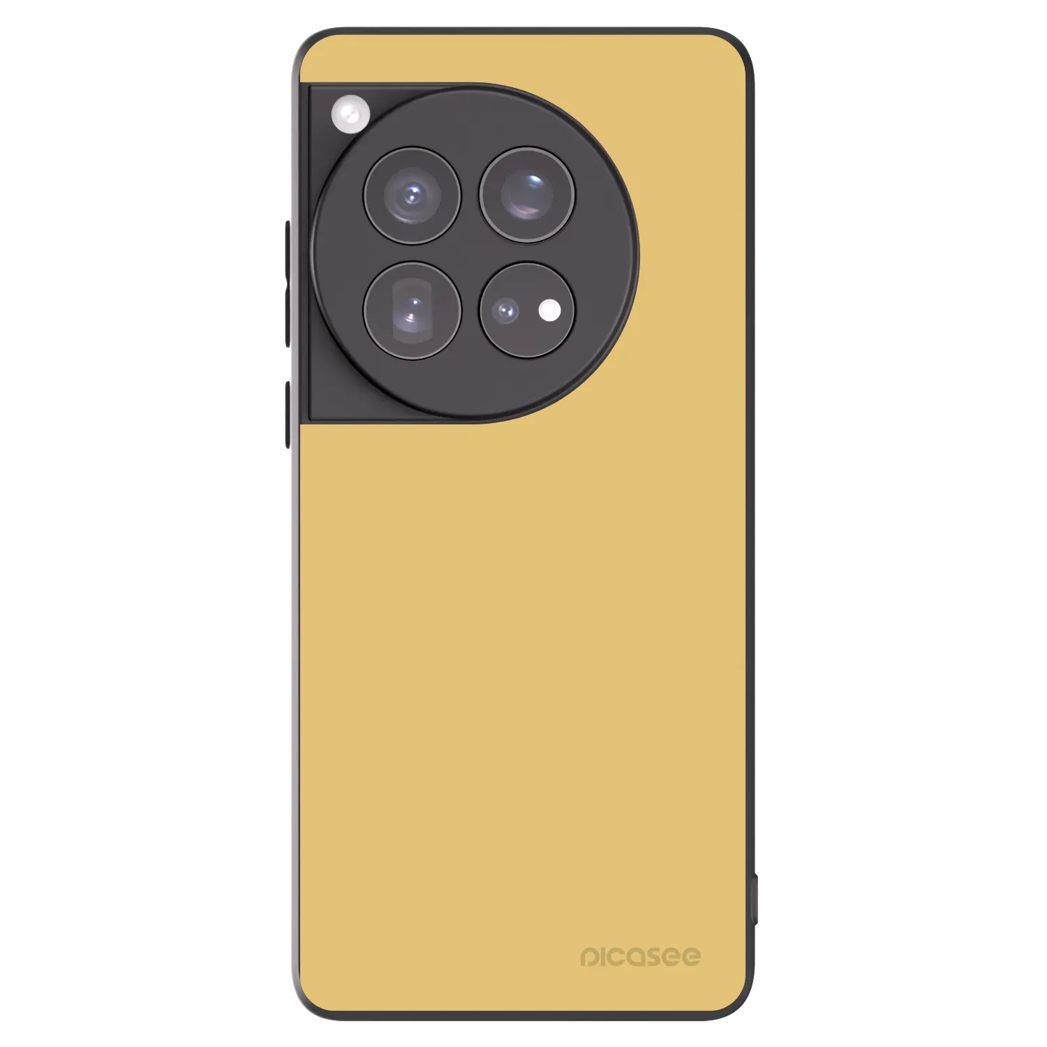 Picasee silikonowe czarne etui na OnePlus 12 5G - Canary Crystal