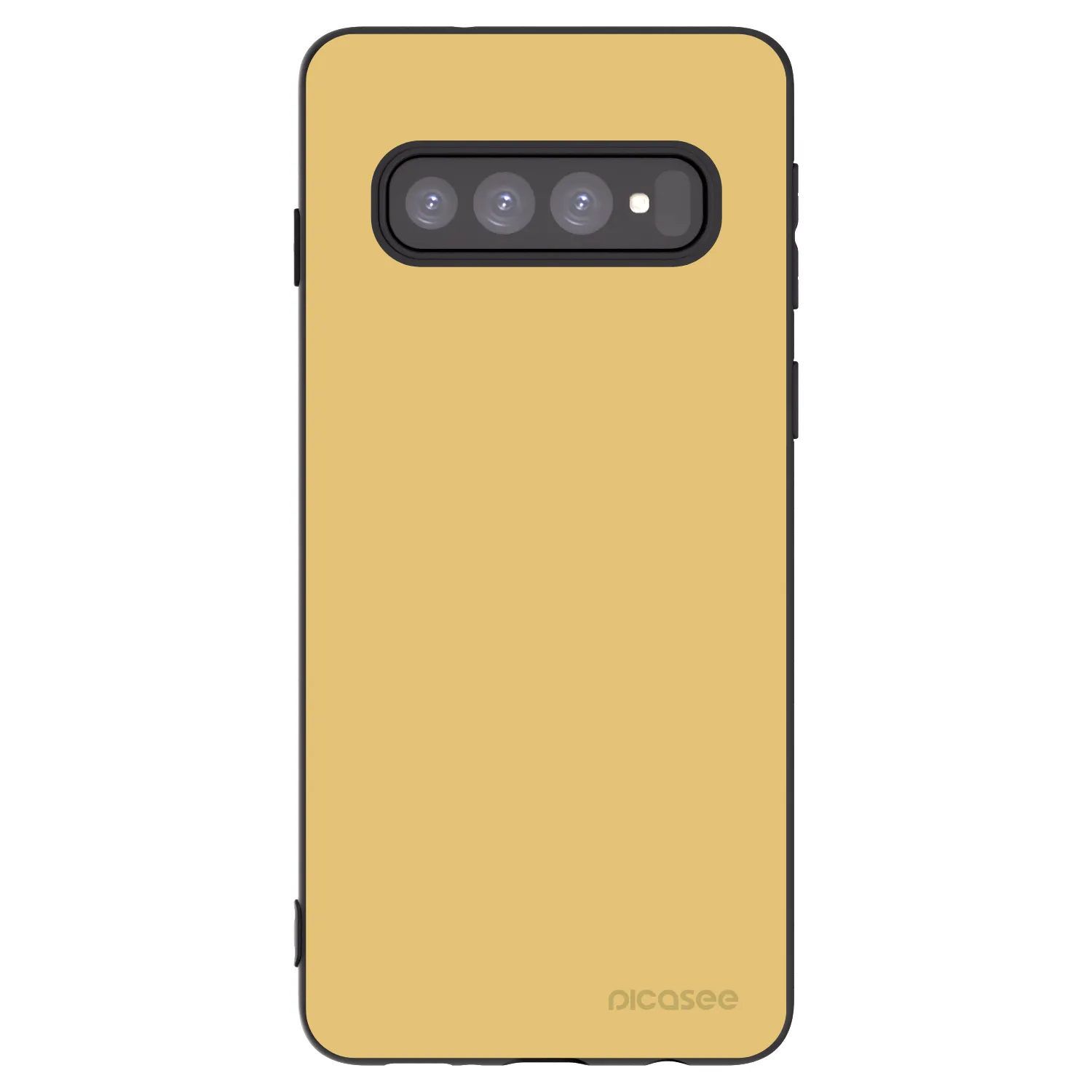 Picasee silikonowe czarne etui na Samsung Galaxy S10 G973 - Canary Crystal