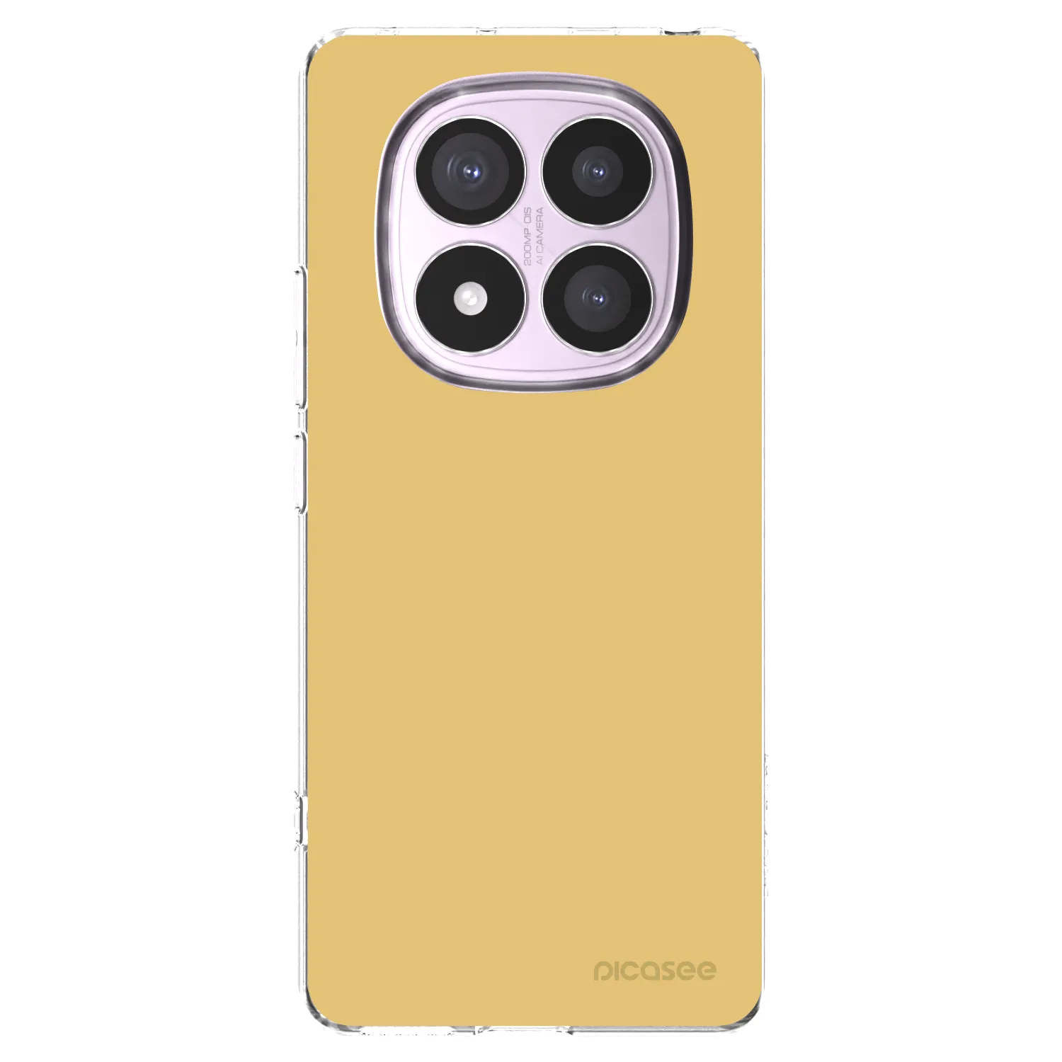 Picasee silikonowe przeźroczyste etui na Xiaomi Redmi Note 14 Pro 5G - Canary Crystal