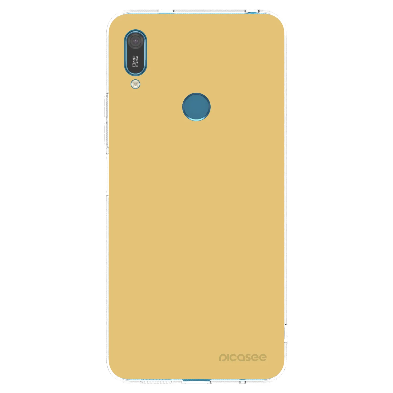 Picasee silikonowe przeźroczyste etui na Huawei Y7 2019 - Canary Crystal