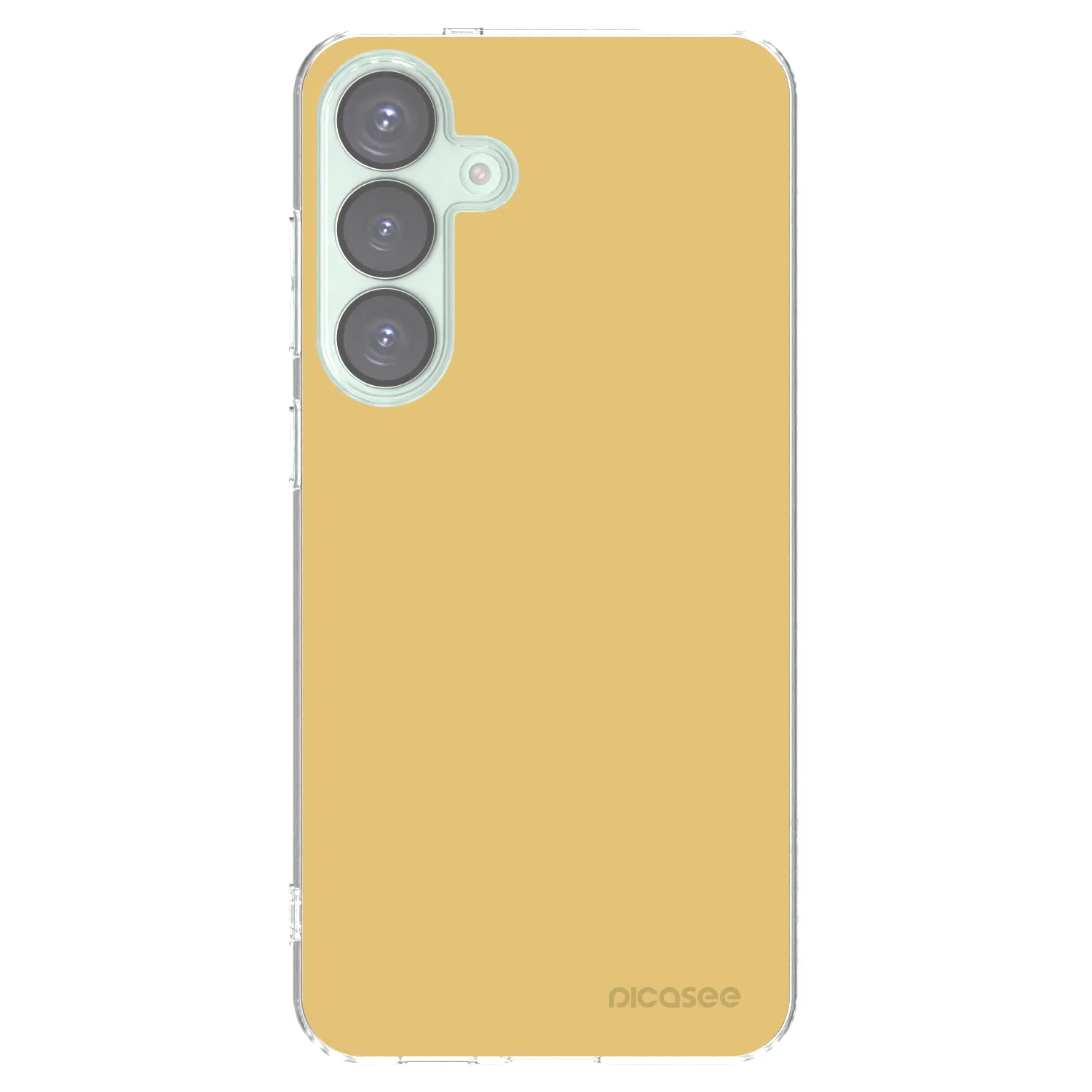 Picasee silikonowe przeźroczyste etui na Samsung Galaxy S25+ 5G - Canary Crystal