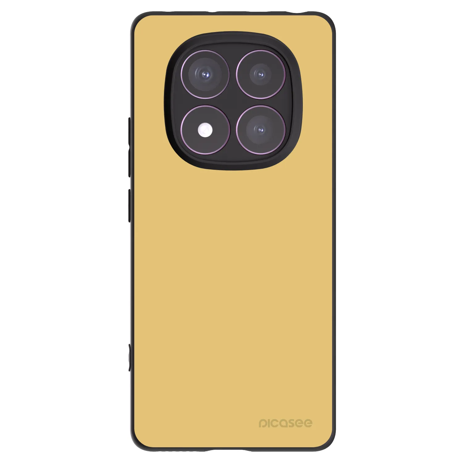 Picasee silikonowe czarne etui na Xiaomi Redmi Note 14 Pro 4G - Canary Crystal