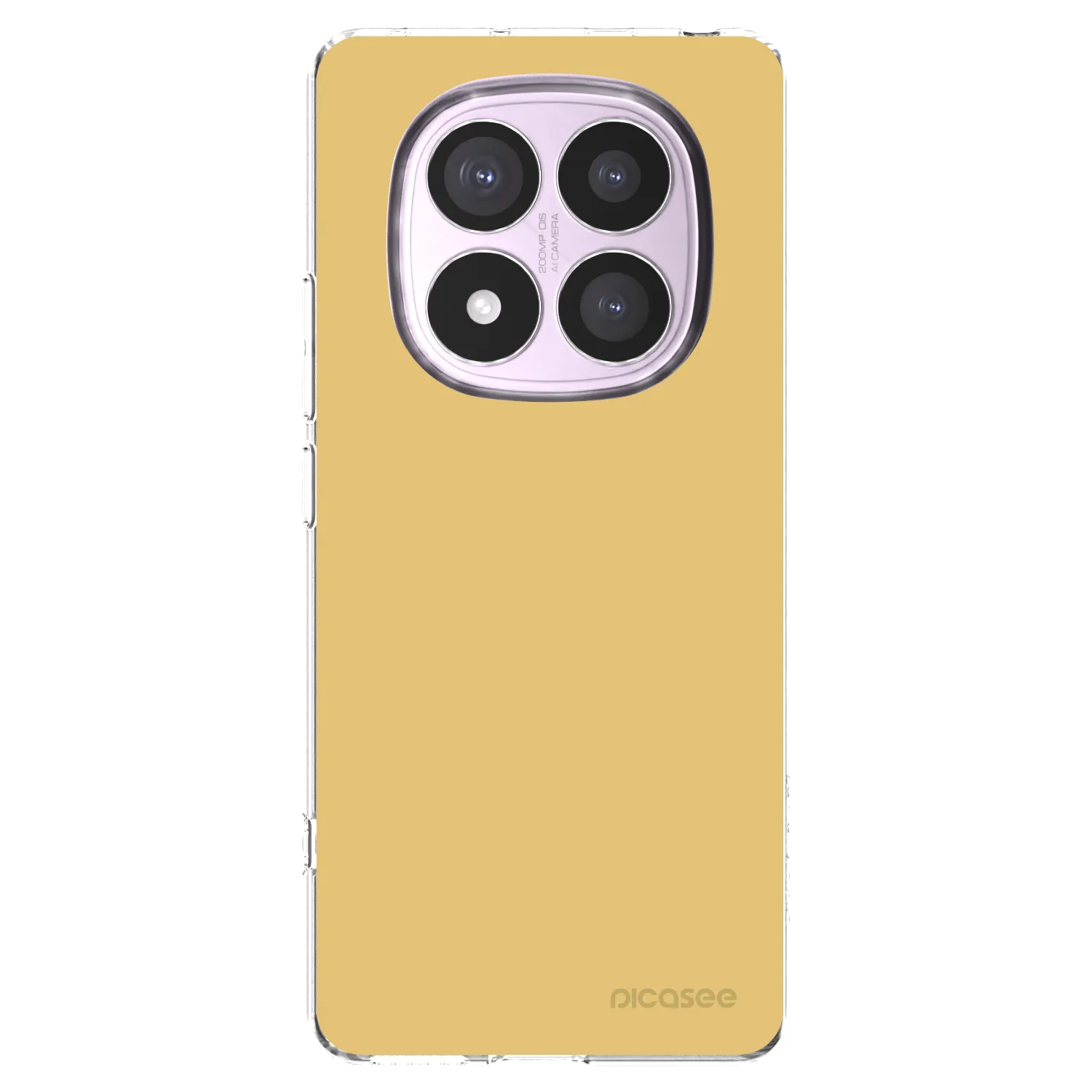 Picasee silikonowe przeźroczyste etui na Xiaomi Redmi Note 14 Pro 4G - Canary Crystal