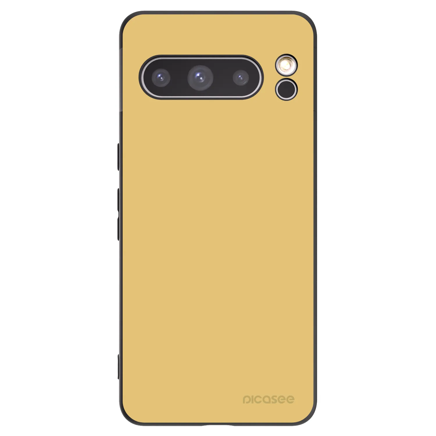 Picasee silikonowe czarne etui na Google Pixel 8 Pro - Canary Crystal