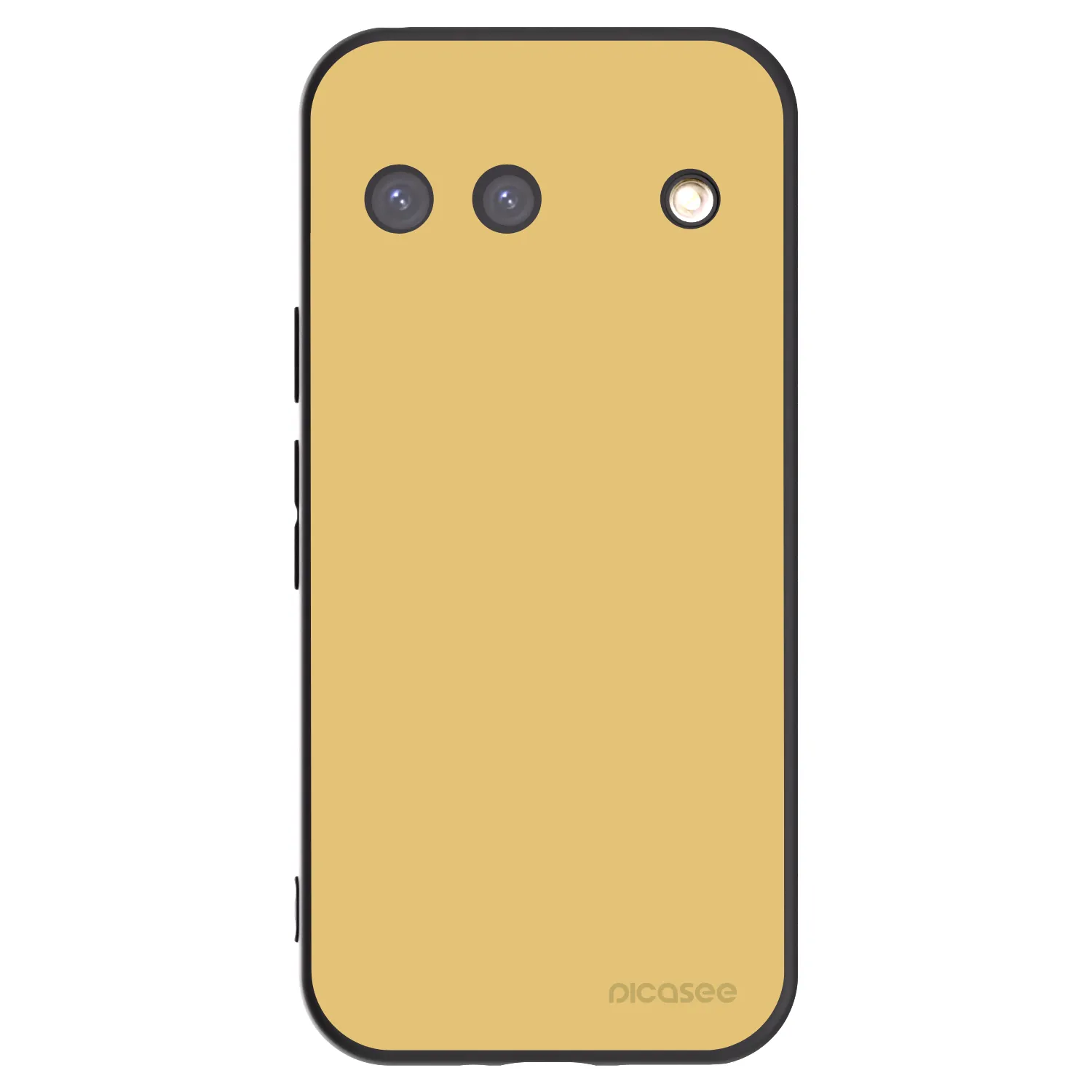 Picasee silikonowe czarne etui na Google Pixel 9 - Canary Crystal