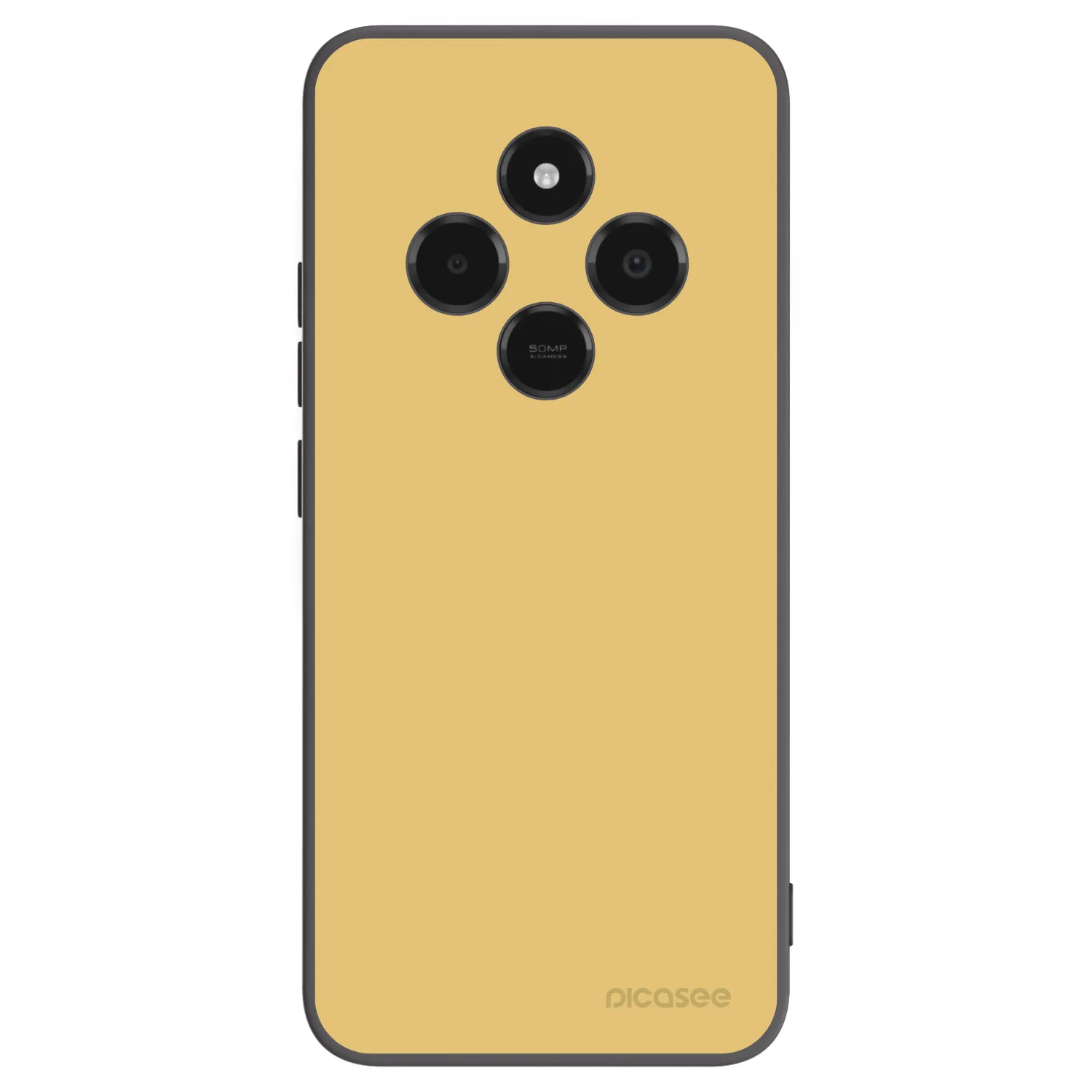 Picasee silikonowe czarne etui na Xiaomi Poco C75 - Canary Crystal