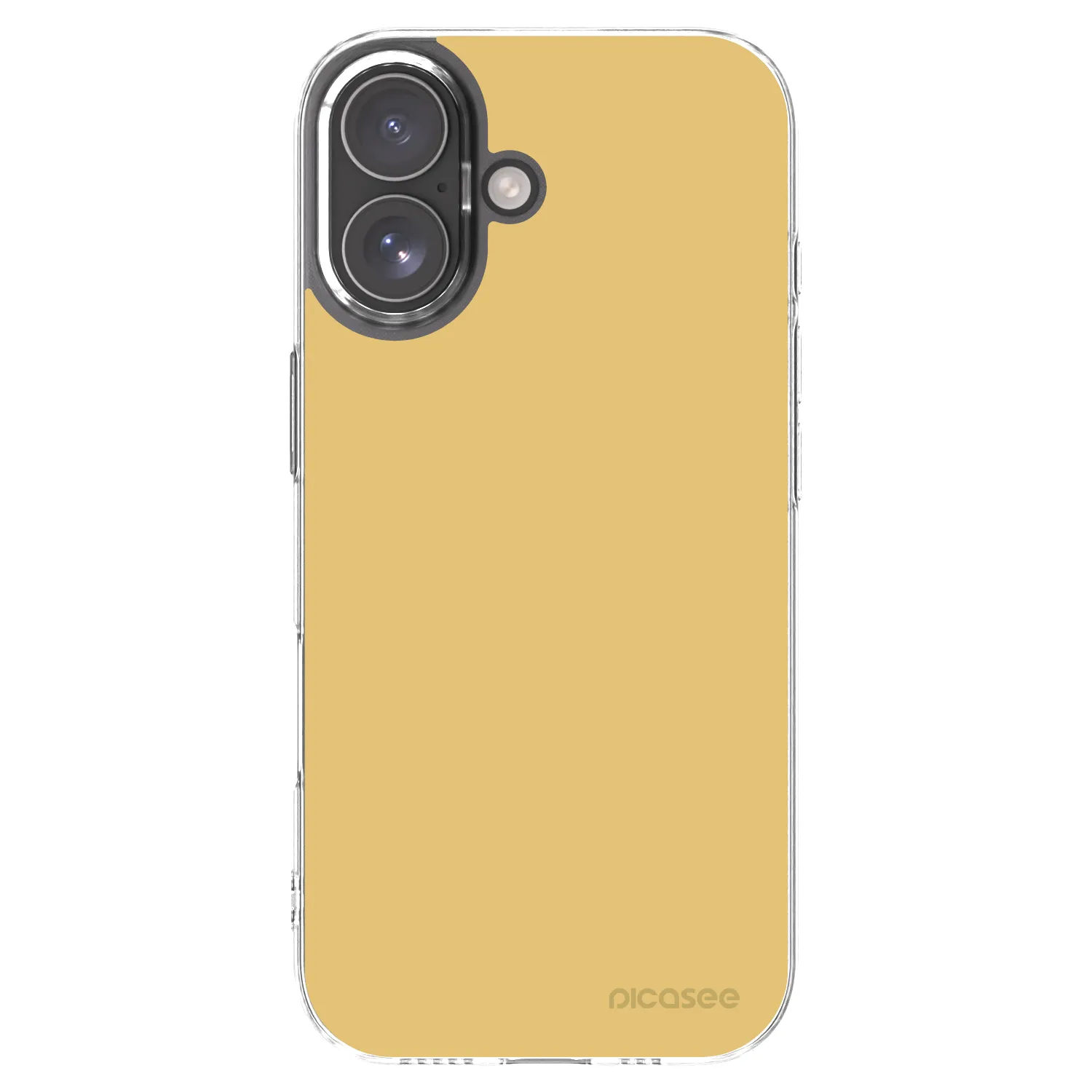 Picasee silikonowe przeźroczyste etui na Apple iPhone 17 - Canary Crystal