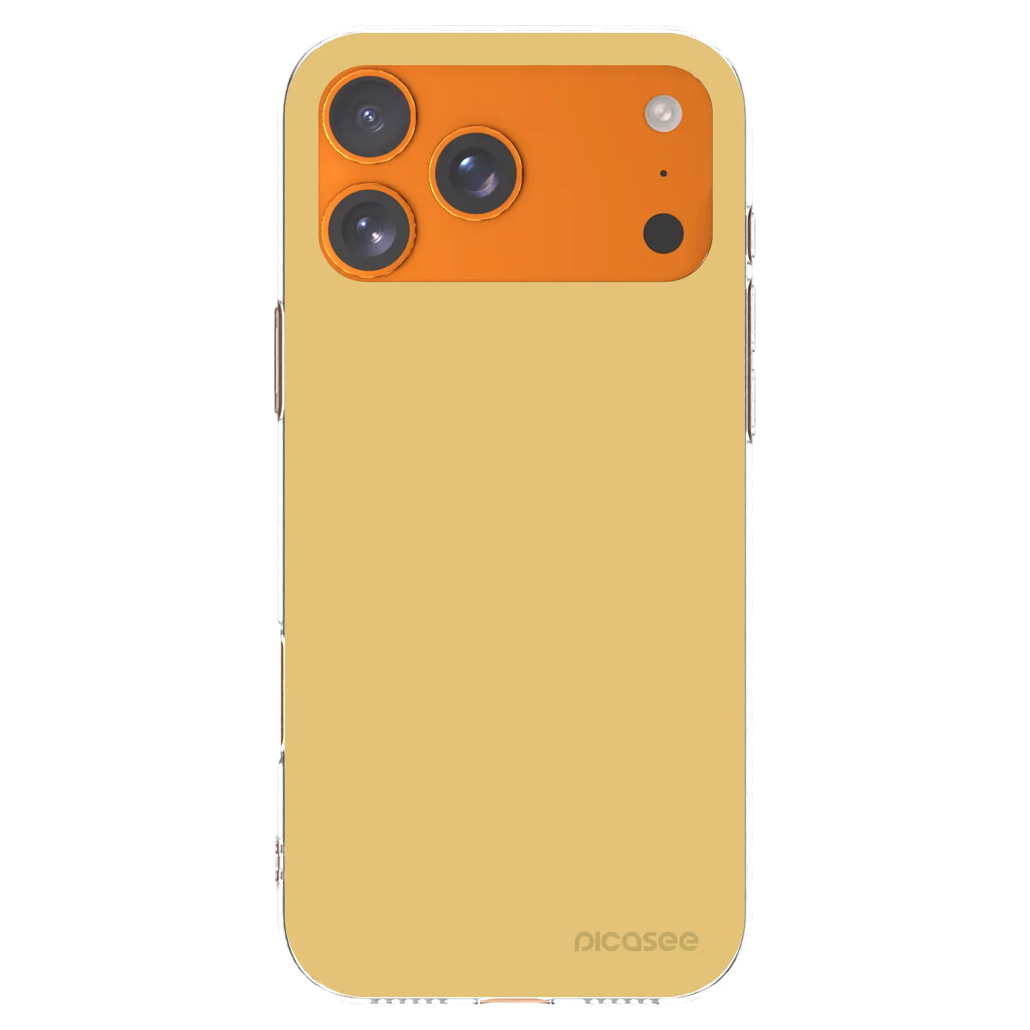 Picasee silikonowe przeźroczyste etui na Apple iPhone 17 Pro Max - Canary Crystal