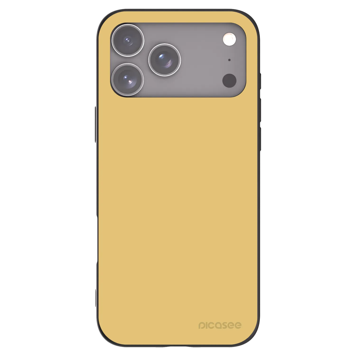 Picasee silikonowe czarne etui na Apple iPhone 17 Pro Max - Canary Crystal