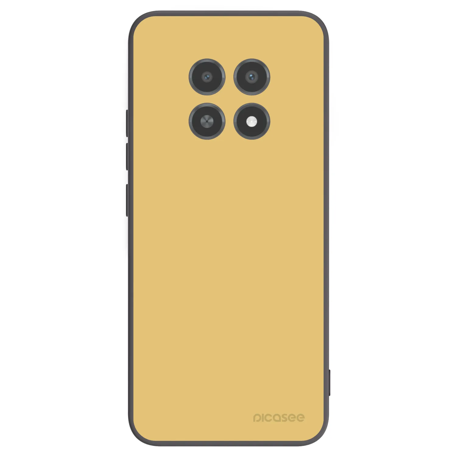 Picasee silikonowe czarne etui na Realme 12X - Canary Crystal
