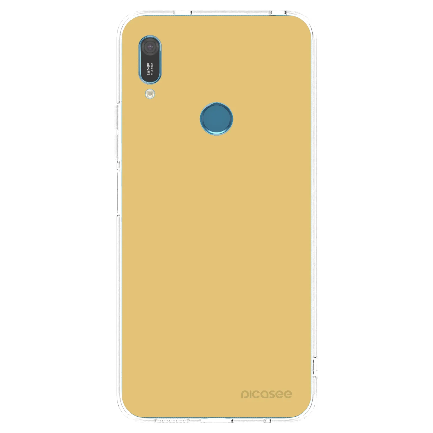 Picasee silikonowe przeźroczyste etui na Huawei Y6 2019 - Canary Crystal