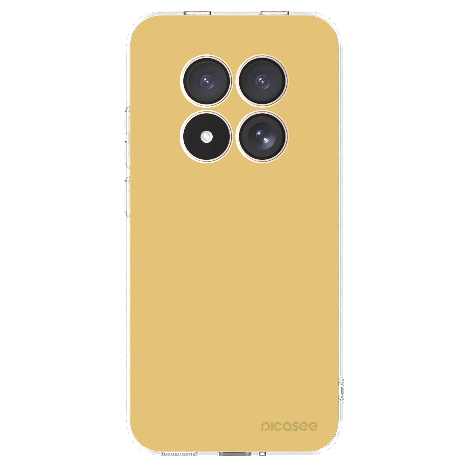 Picasee silikonowe przeźroczyste etui na Xiaomi Redmi Note 15 Pro 4G - Canary Crystal