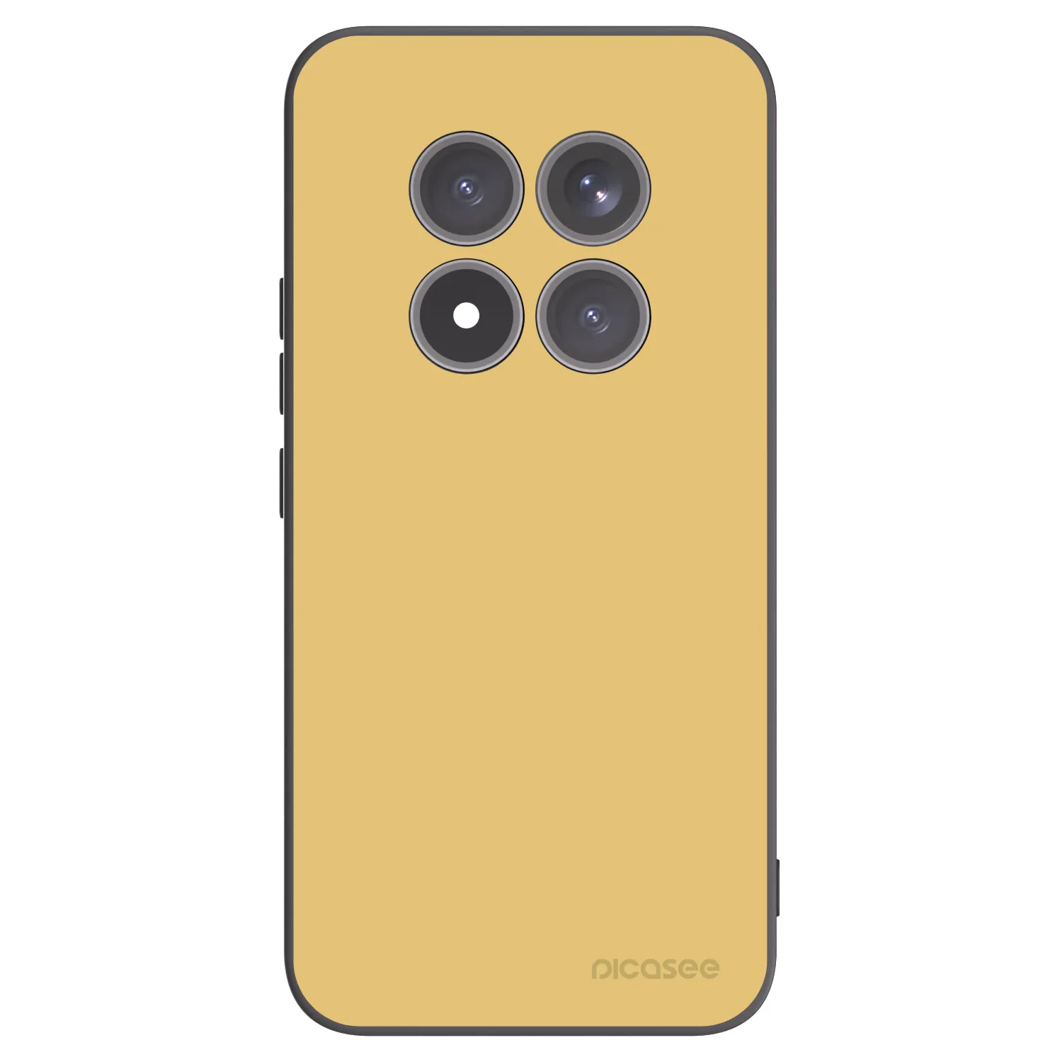 Picasee silikonowe czarne etui na Xiaomi Redmi Note 15 Pro+ - Canary Crystal