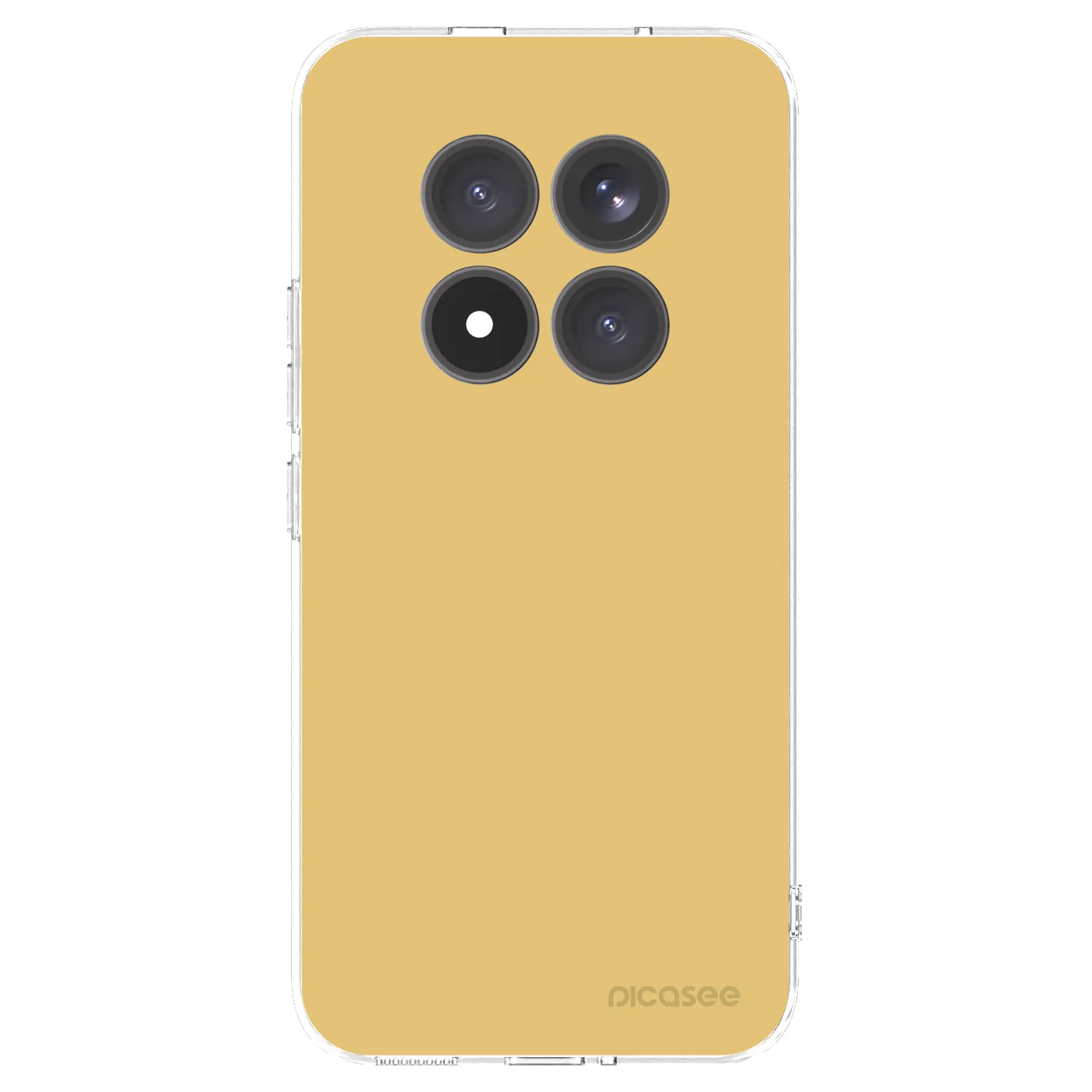 Picasee silikonowe przeźroczyste etui na Xiaomi Redmi Note 15 Pro+ - Canary Crystal