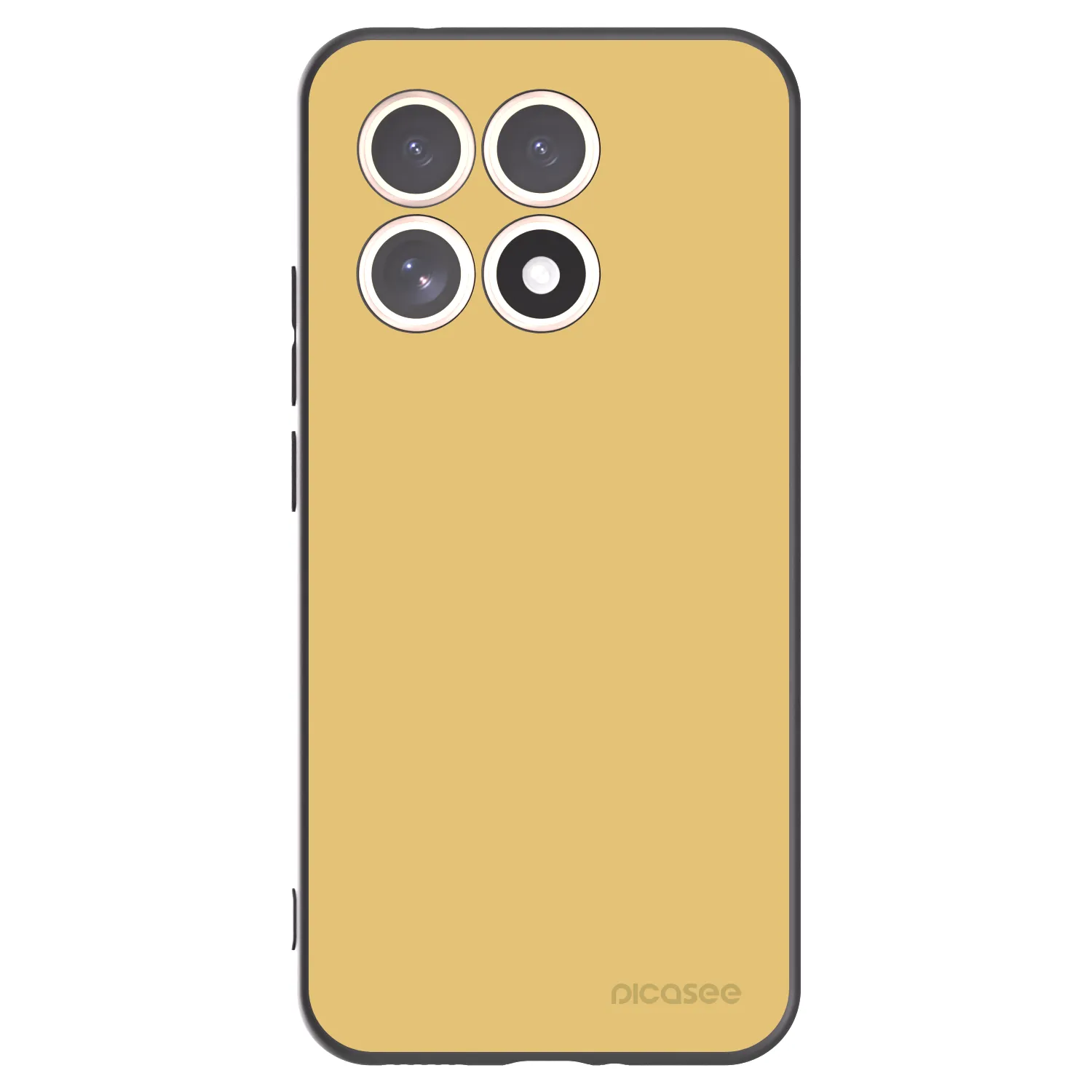 Picasee silikonowe czarne etui na Xiaomi 15T - Canary Crystal