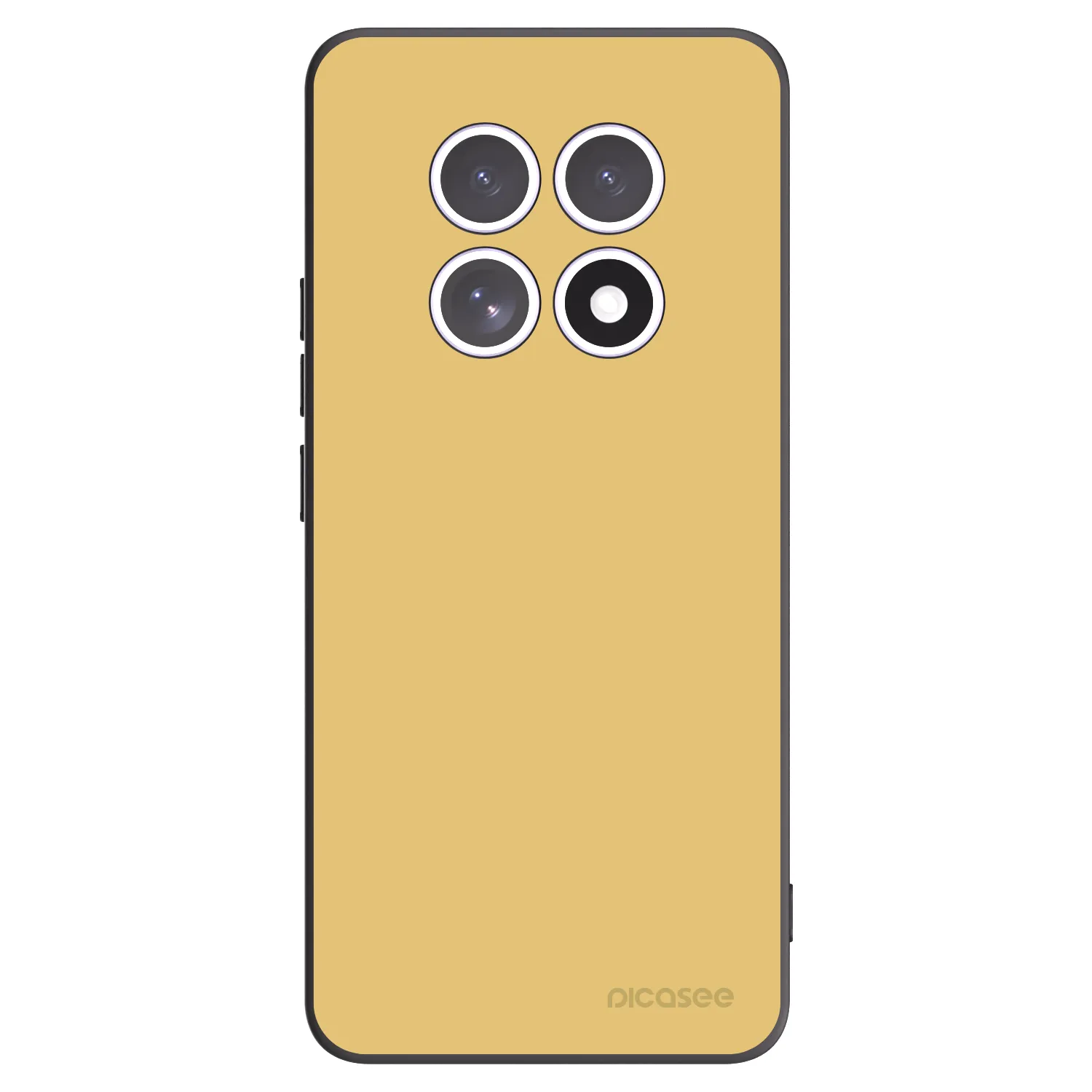 Picasee silikonowe czarne etui na Xiaomi Redmi Note 15 - Canary Crystal