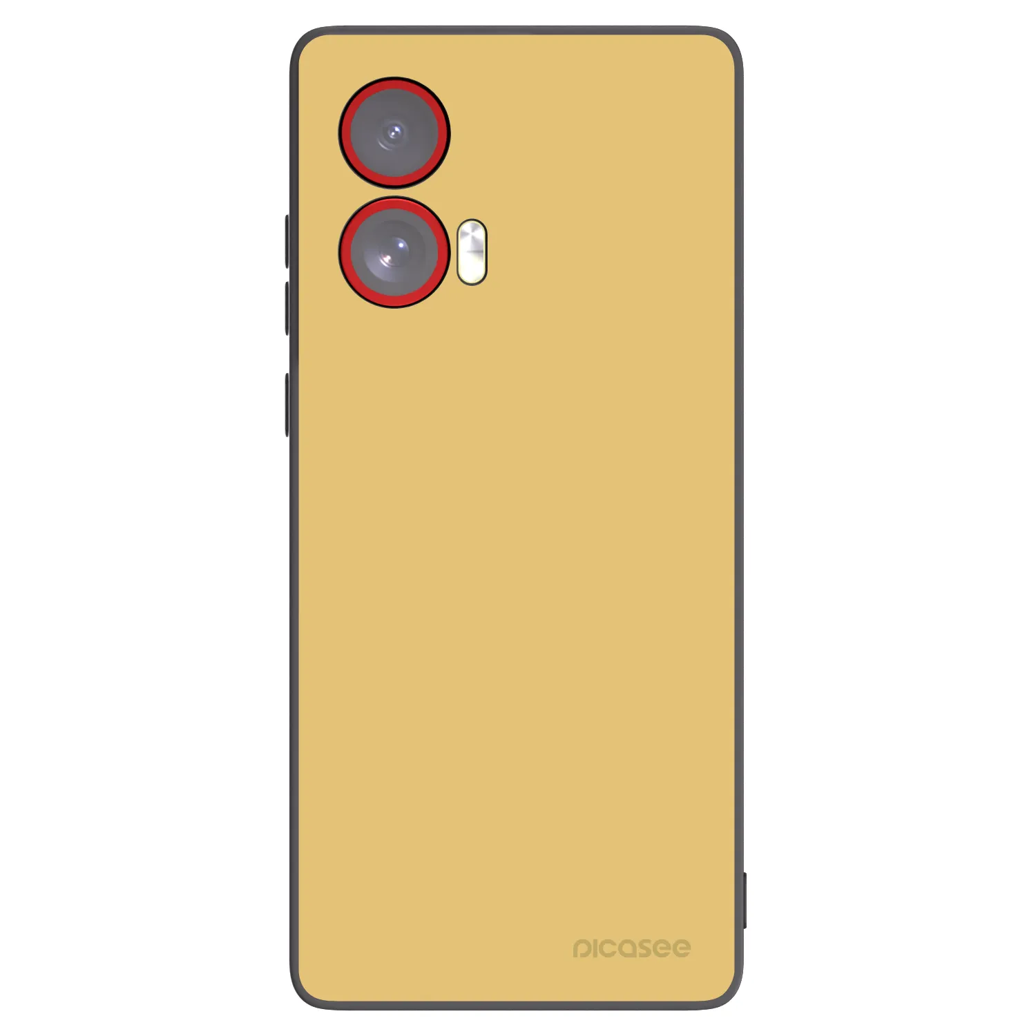 Picasee silikonowe czarne etui na Motorola Edge 50 Fusion - Canary Crystal