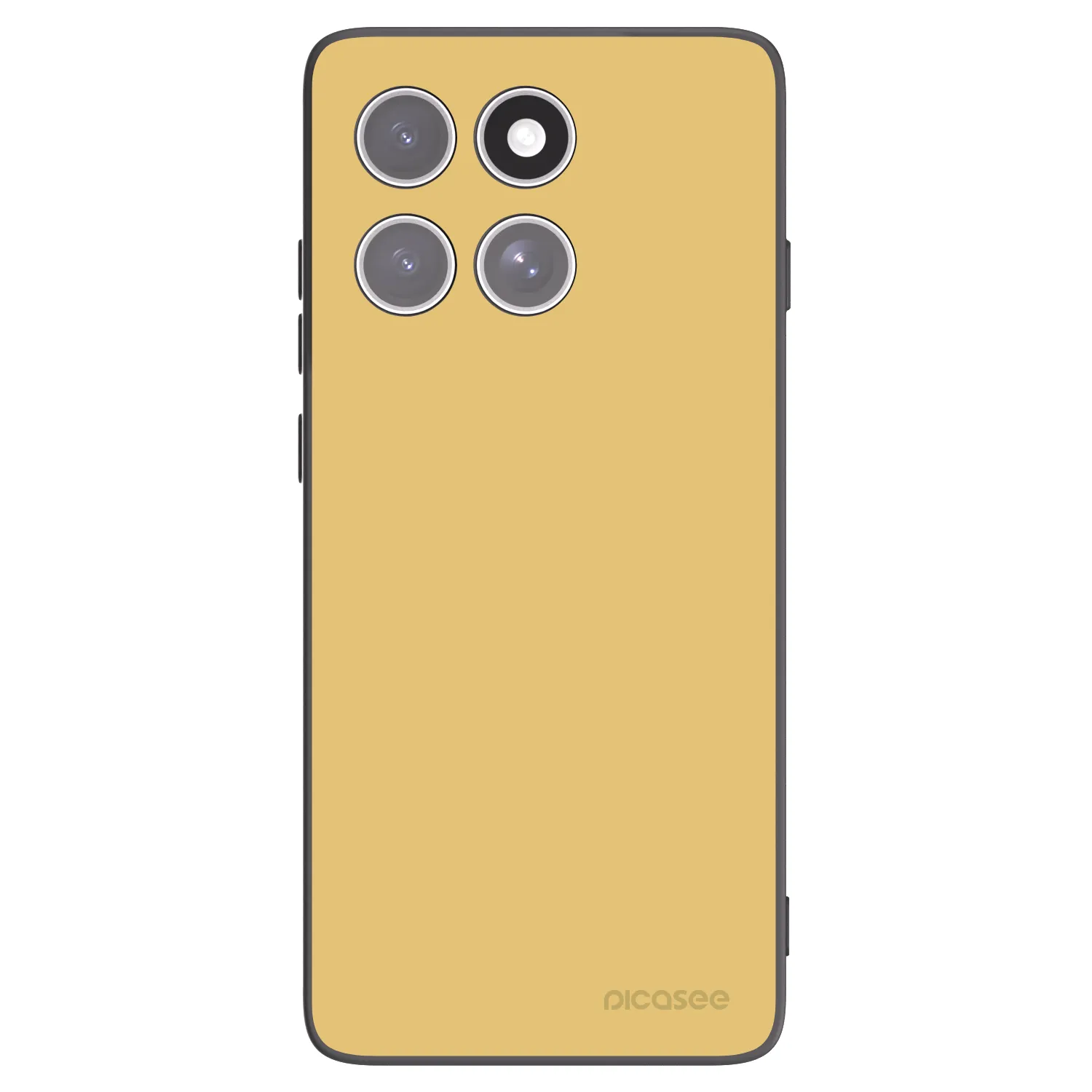 Picasee silikonowe czarne etui na Motorola Edge 60 Fusion - Canary Crystal