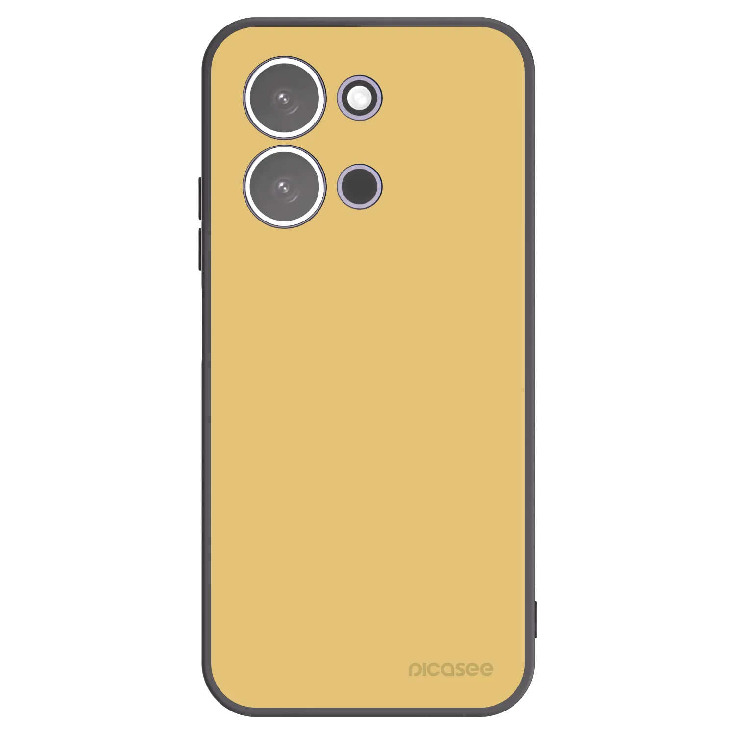 Picasee silikonowe czarne etui na Xiaomi Redmi 15C 5G - Canary Crystal