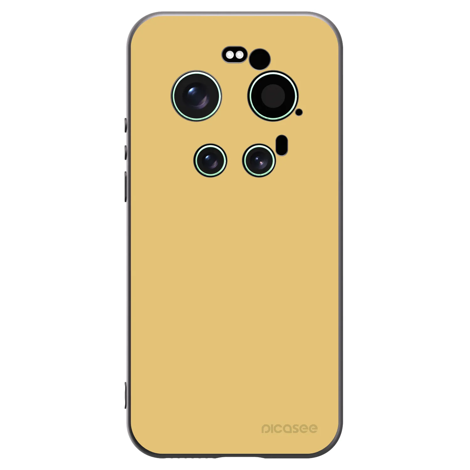 Picasee silikonowe czarne etui na Xiaomi 17 Ultra - Canary Crystal