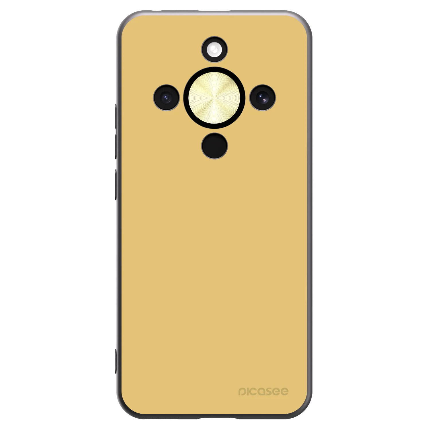 Picasee silikonowe czarne etui na Honor Magic8 Lite 5G - Canary Crystal