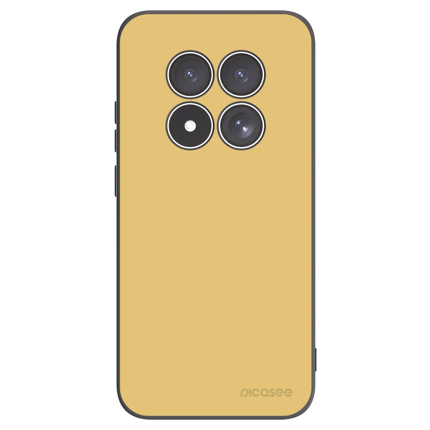 Picasee silikonowe czarne etui na Xiaomi Redmi Note 15 Pro 5G - Canary Crystal