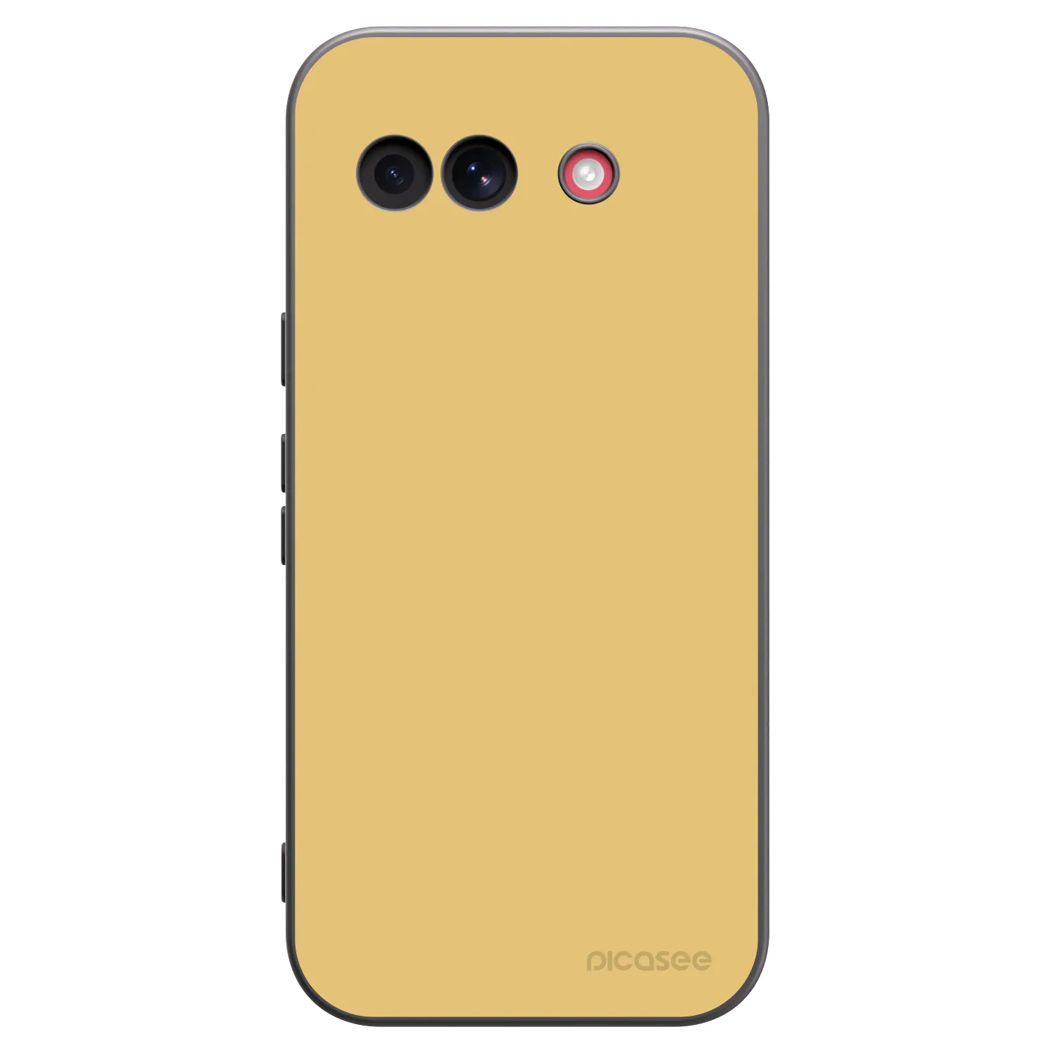 Picasee silikonowe czarne etui na Google Pixel 10a - Canary Crystal
