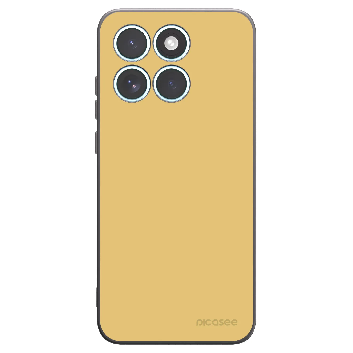 Picasee silikonowe czarne etui na Motorola Edge 70 Fusion - Canary Crystal