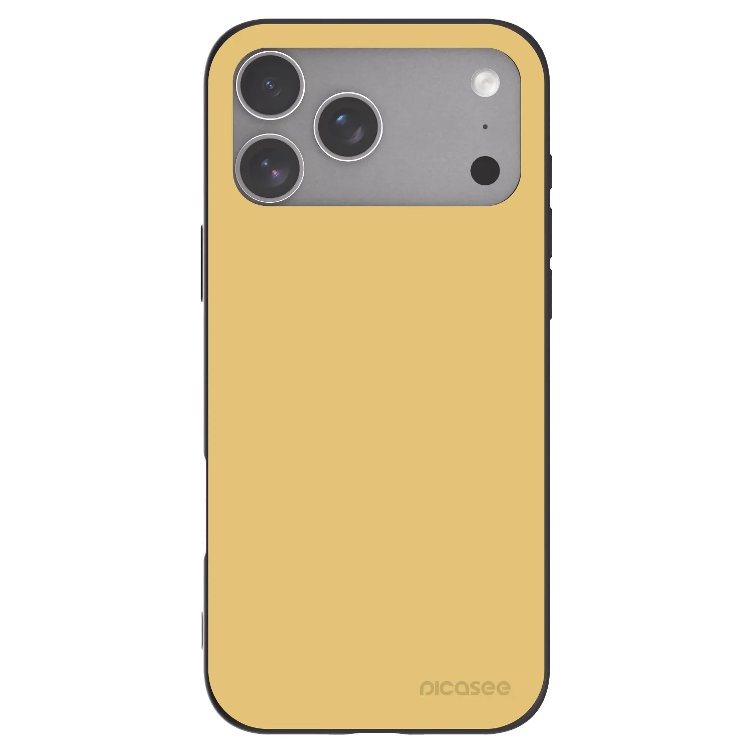Picasee silikonowe czarne etui na Apple iPhone 18 Pro Max - Canary Crystal