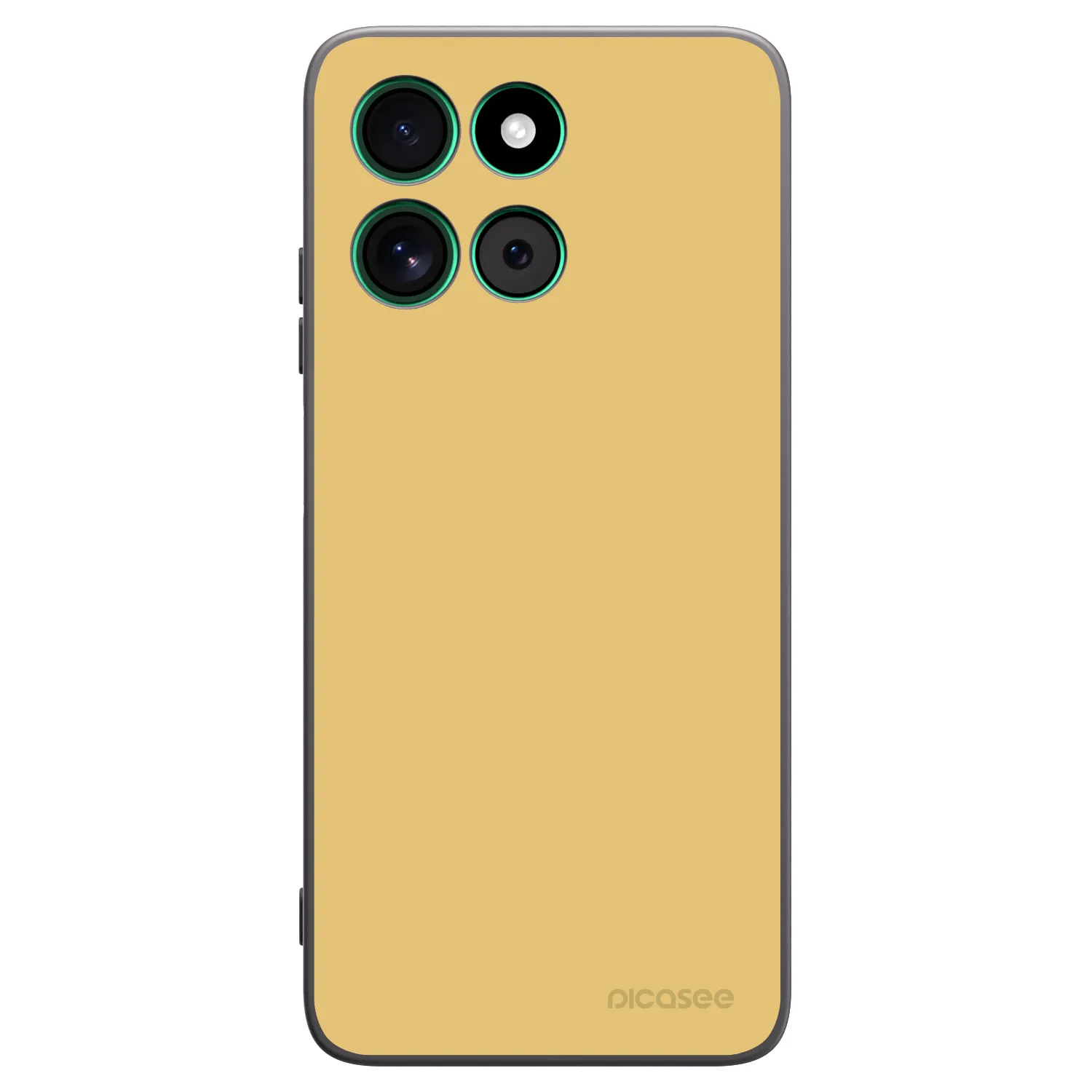Picasee silikonowe czarne etui na Motorola Moto G57 Power - Canary Crystal