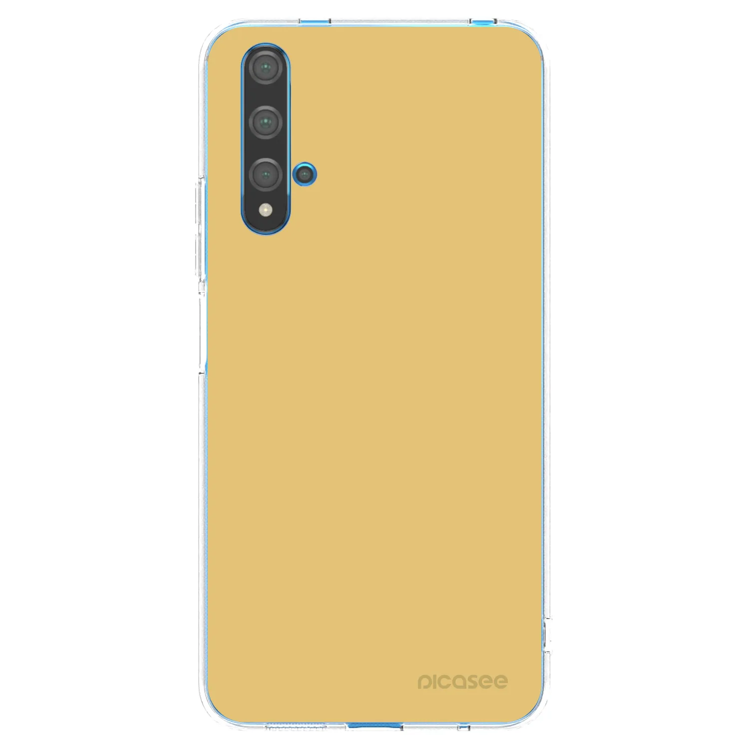 Picasee silikonowe przeźroczyste etui na Huawei Nova 5T - Canary Crystal