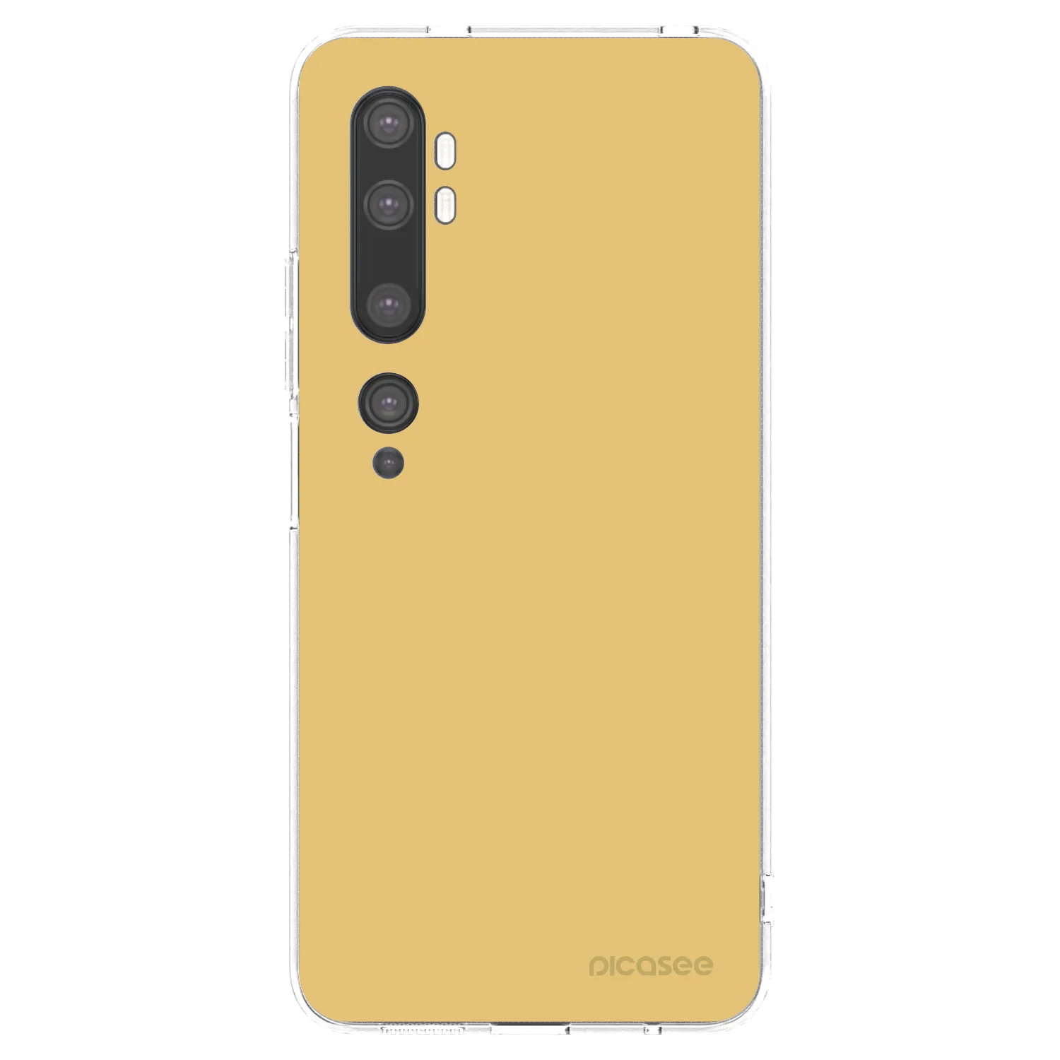 Picasee silikonowe przeźroczyste etui na Xiaomi Mi Note 10 (Pro) - Canary Crystal