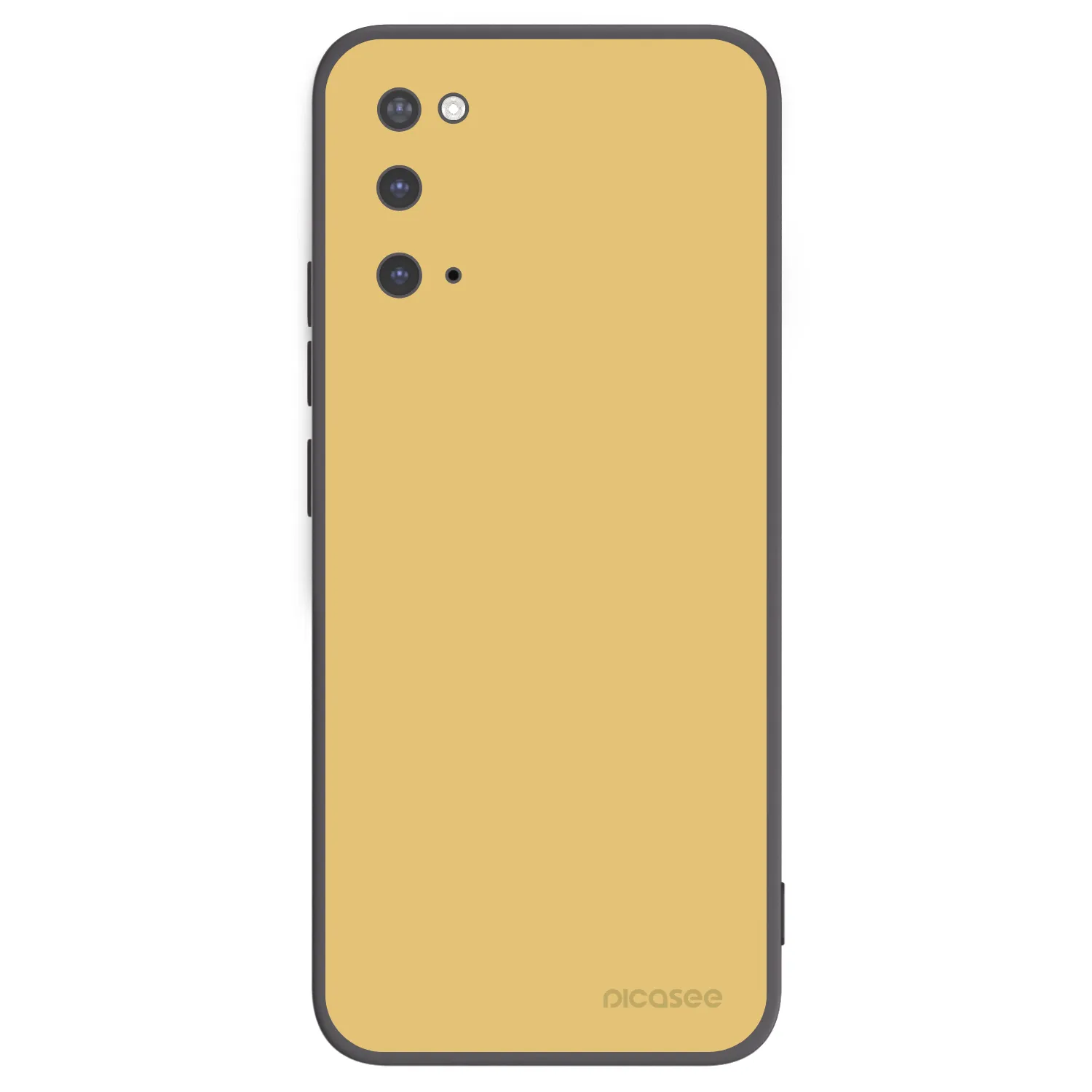 Picasee silikonowe czarne etui na Samsung Galaxy S20 G980F - Canary Crystal
